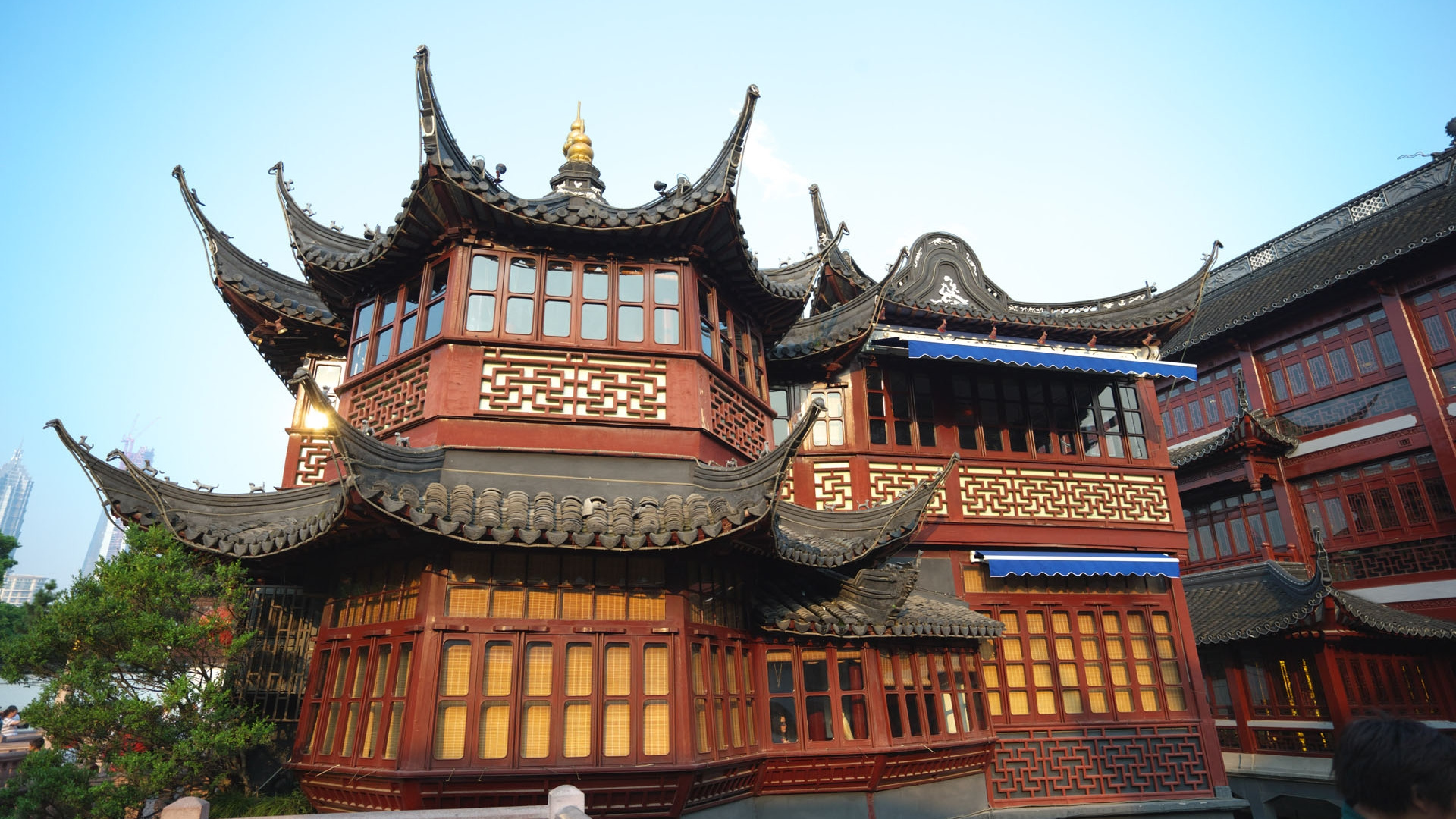 Brown and Black Pagoda Temple. Wallpaper in 1920x1080 Resolution