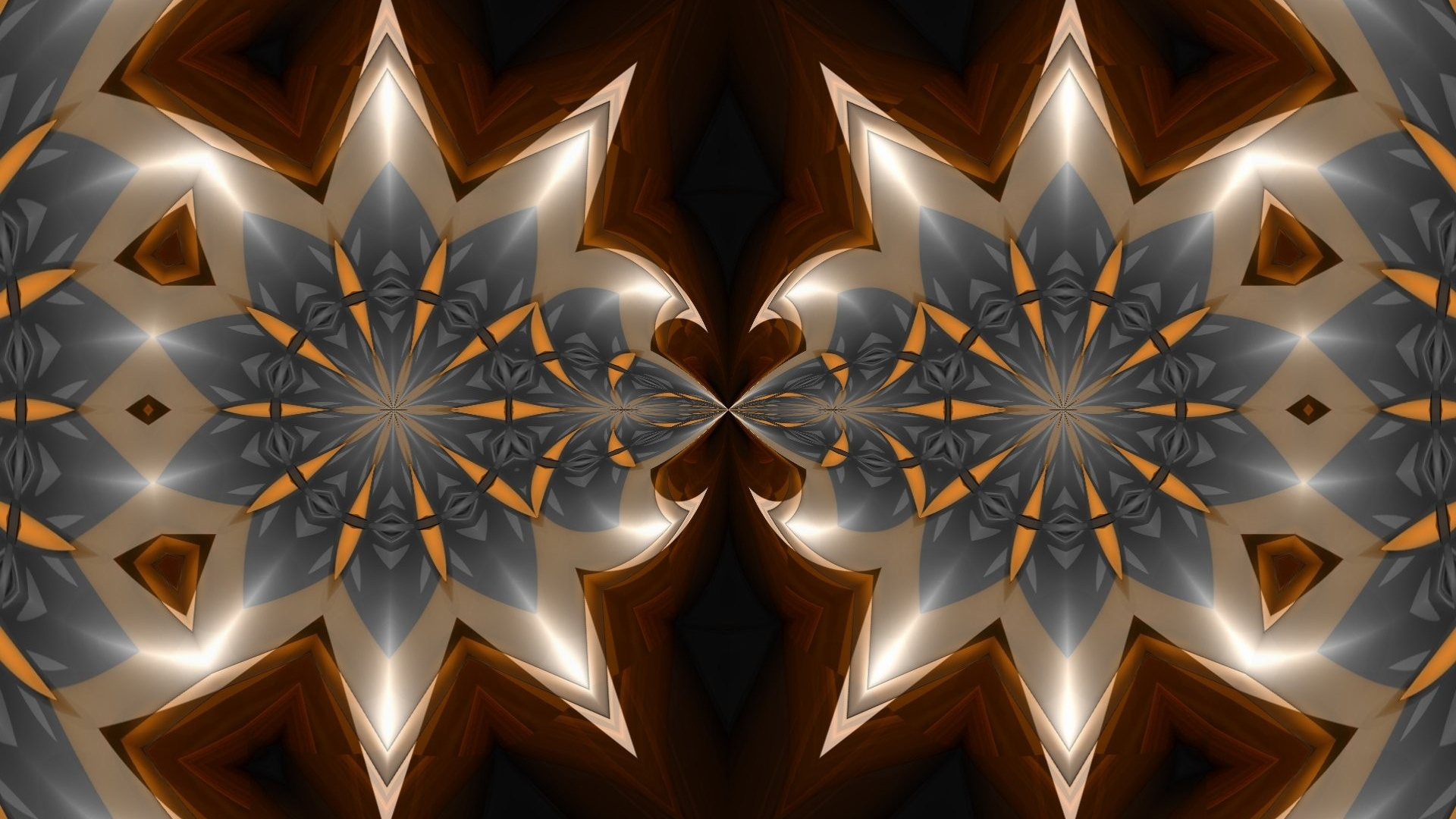 Gold and Black Star Illustration. Wallpaper in 1920x1080 Resolution