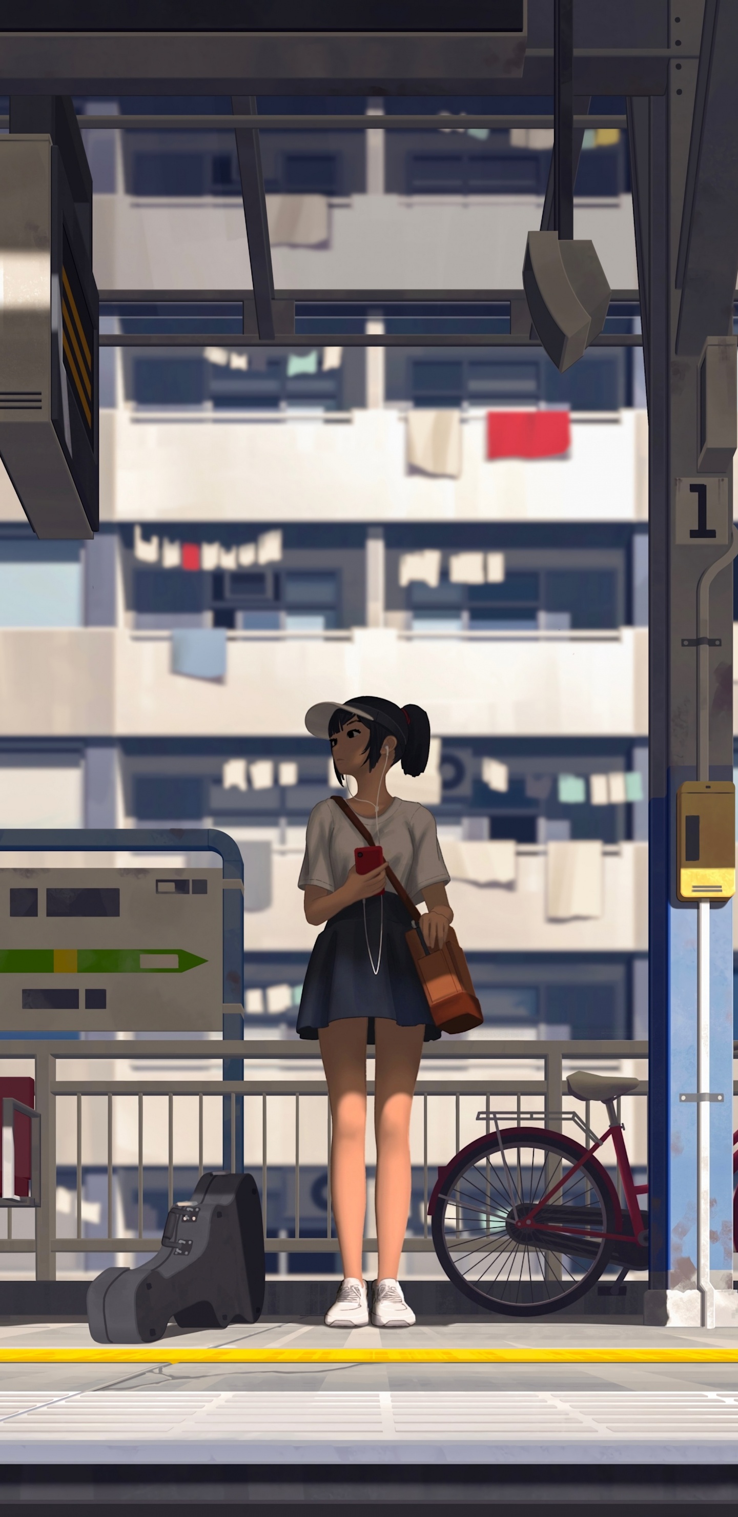 艺术, 快照, 腿, 街时尚, 扇子的艺术 壁纸 1440x2960 允许