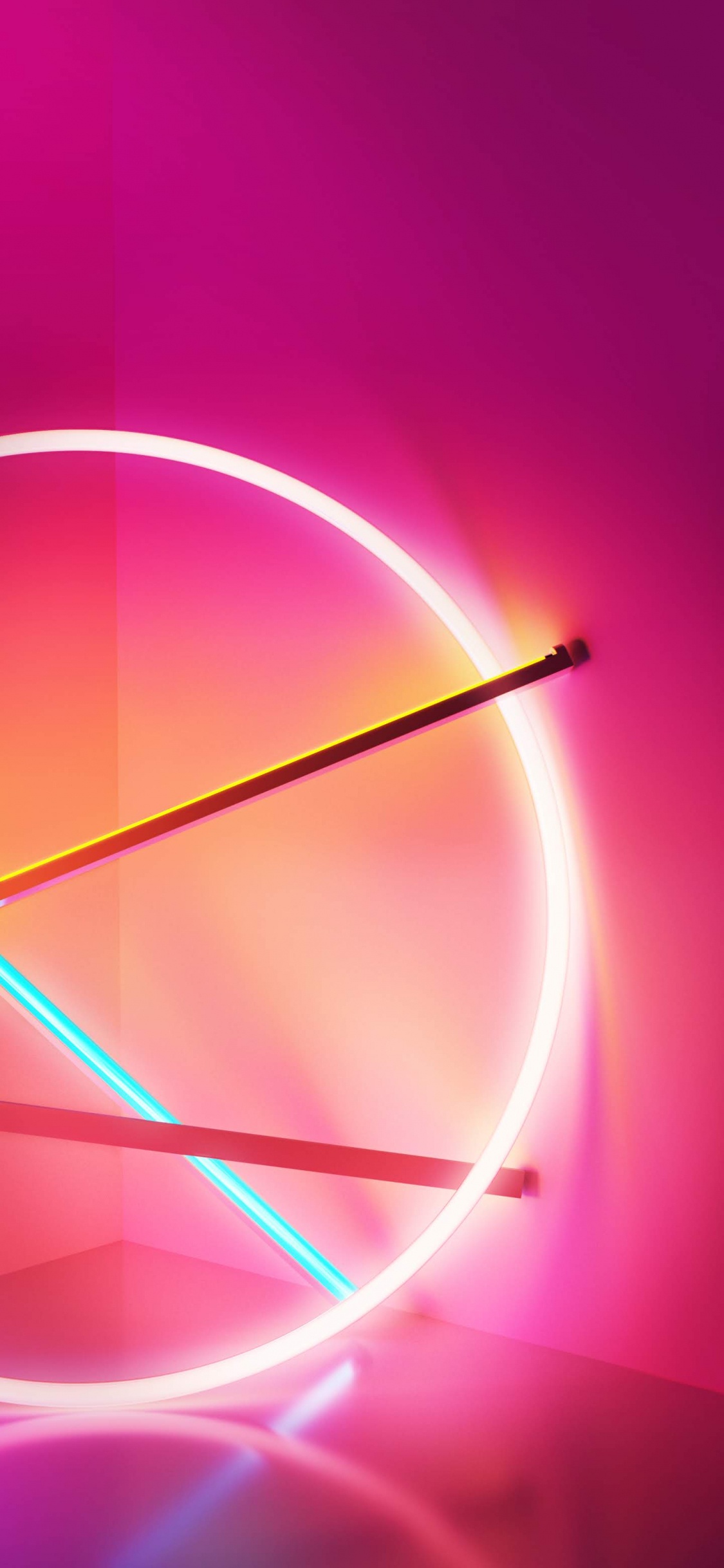 LG, LG G8 ThinQ, Smartphone, Android, Magenta. Wallpaper in 1125x2436 Resolution