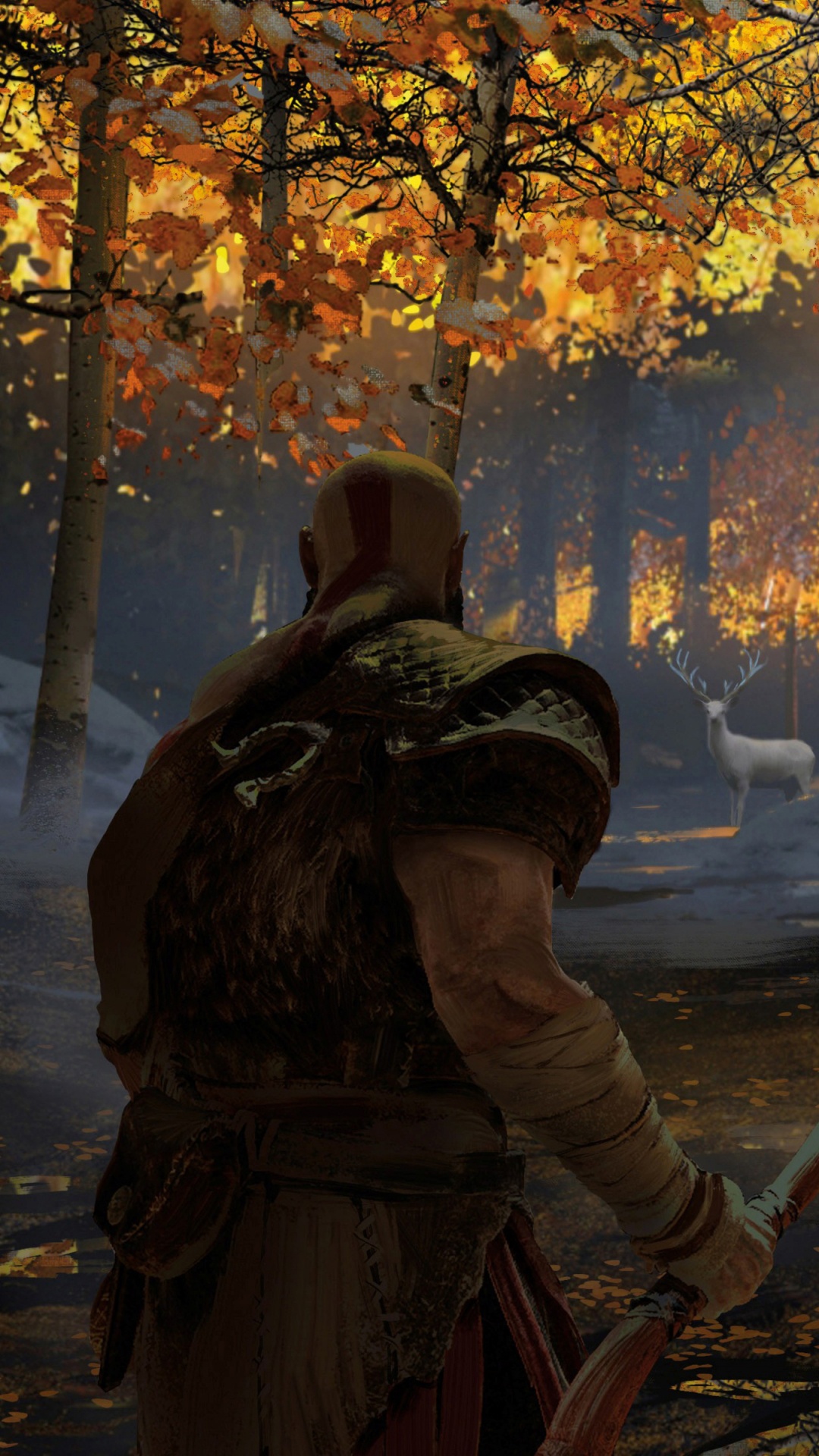 God of War, Kratos, Concept Art, SIE Santa Monica Studio, Art. Wallpaper in 1080x1920 Resolution