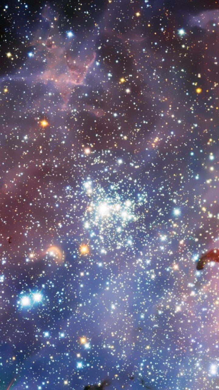 Blue and White Galaxy Illustration. Wallpaper in 720x1280 Resolution