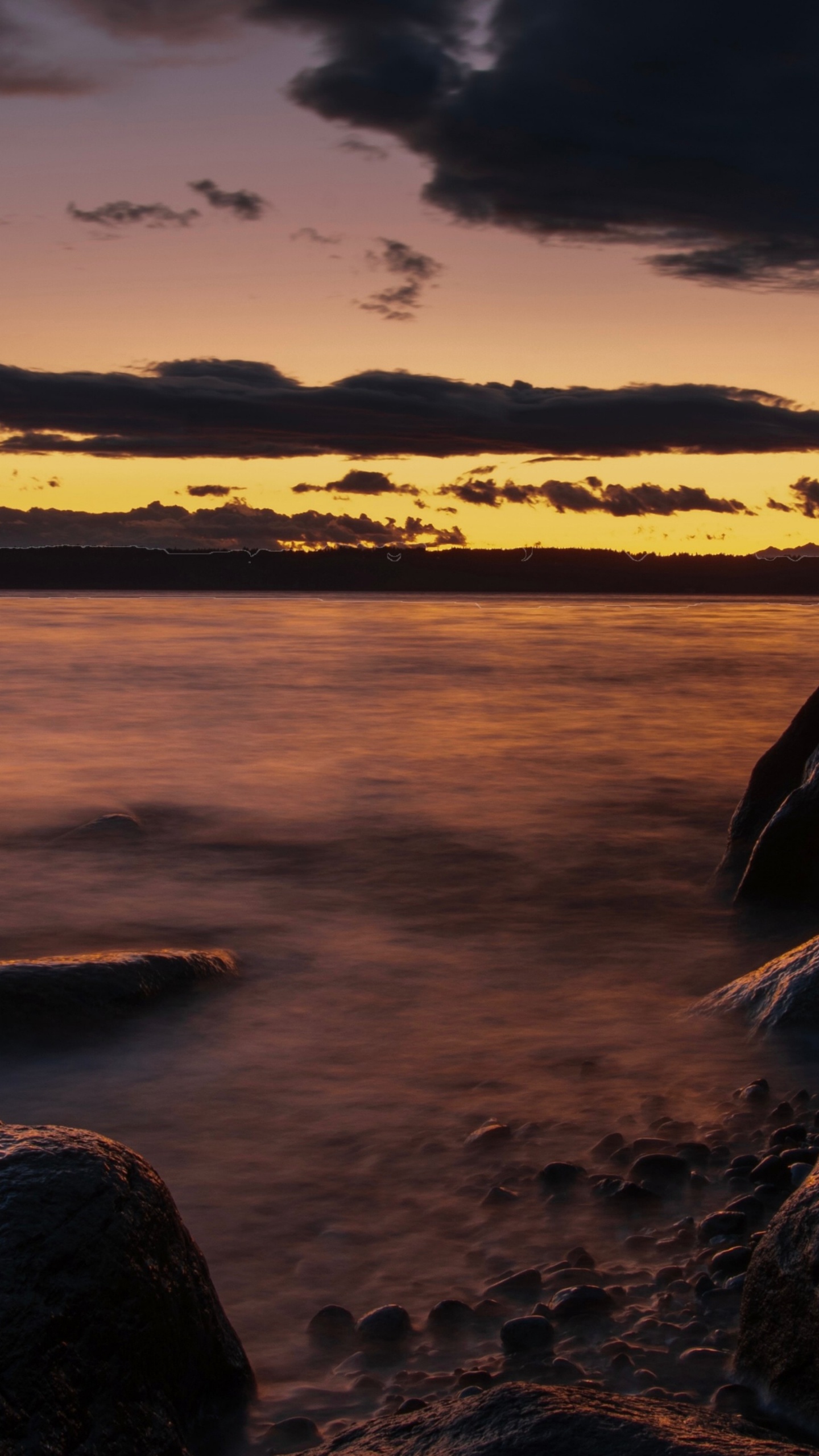 Mer, Côte, Rive, Eau, Atmosphère. Wallpaper in 1440x2560 Resolution
