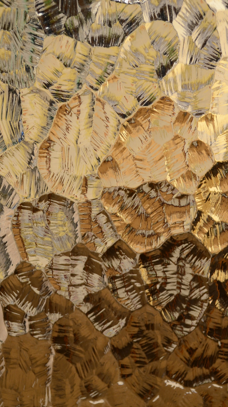 Textil Floral Marrón y Azul. Wallpaper in 750x1334 Resolution