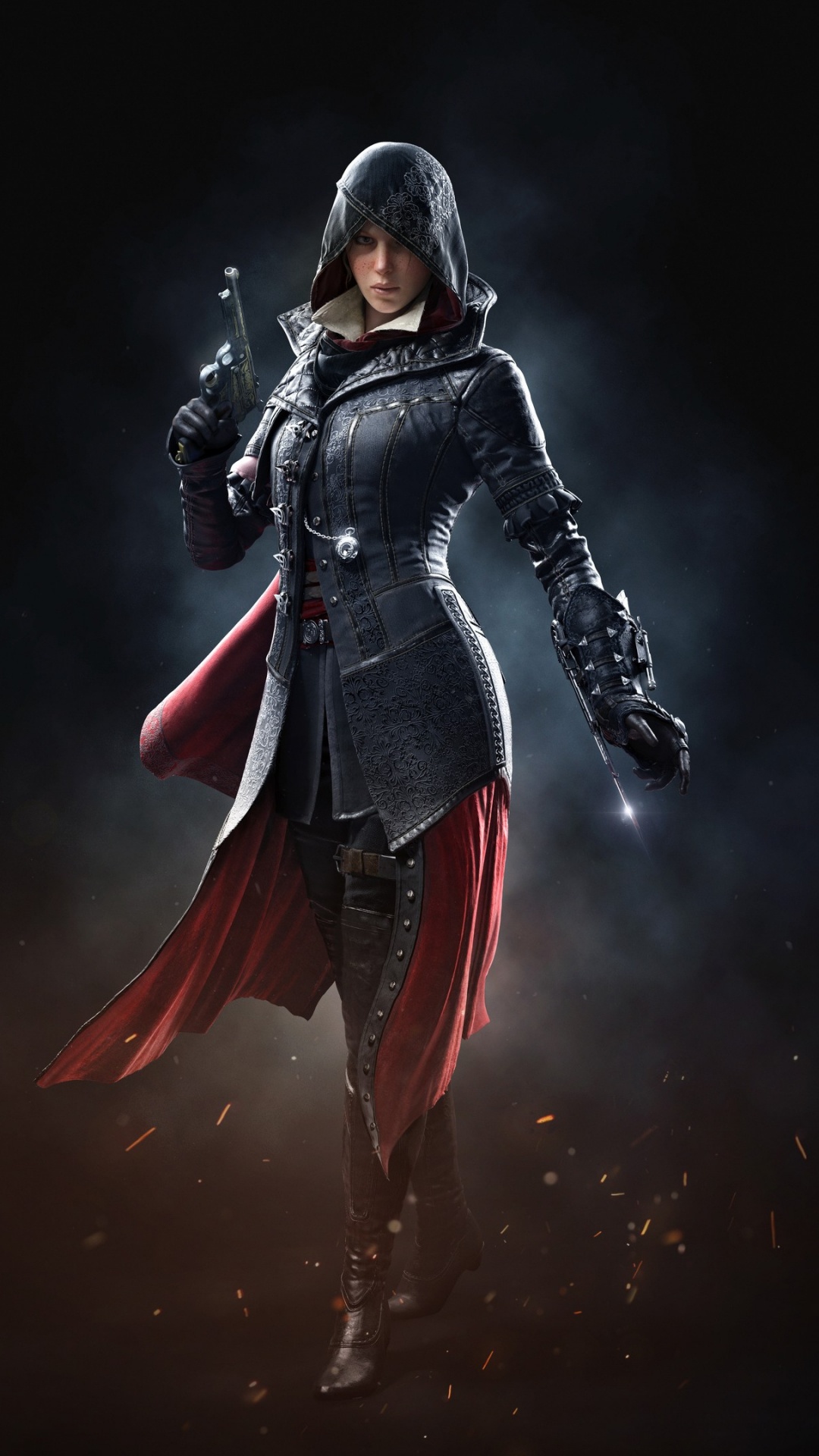 Assassins Creed Syndicate, Assassins Creed, Darkness, Superhero, Action Figure. Wallpaper in 1080x1920 Resolution