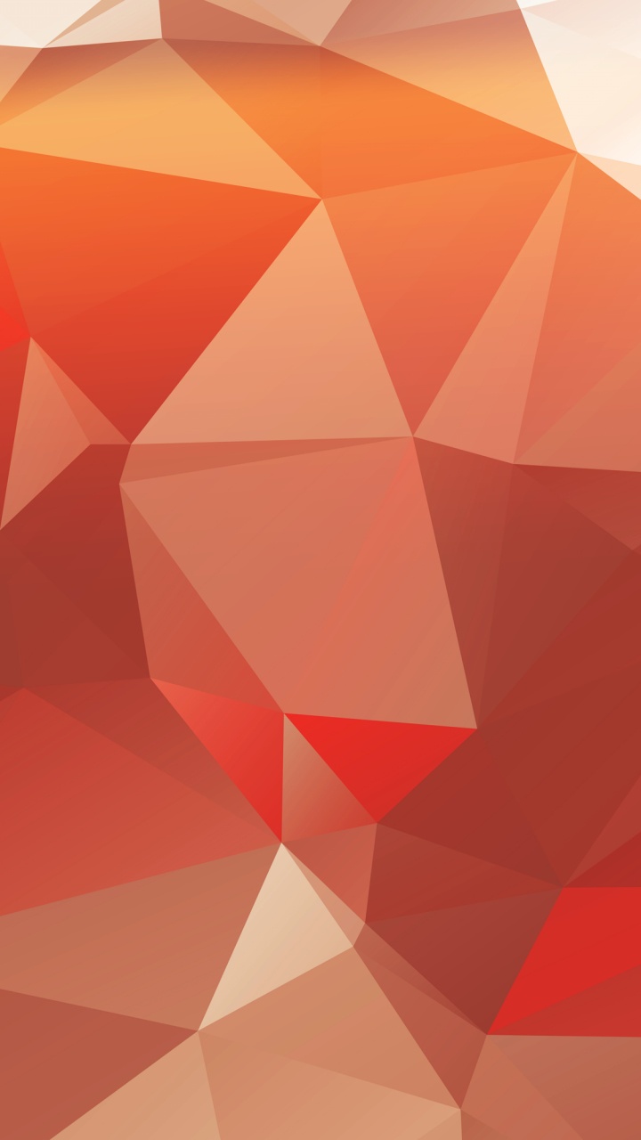 Polygon, Colorfulness, Orange, Red, Pattern. Wallpaper in 720x1280 Resolution