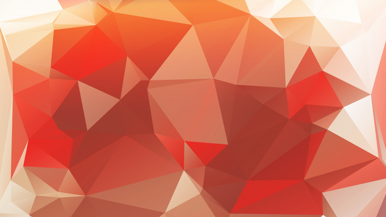Polygone, la Pureté de la Couleur, Orange, Red, Ambre. Wallpaper in 1280x720 Resolution
