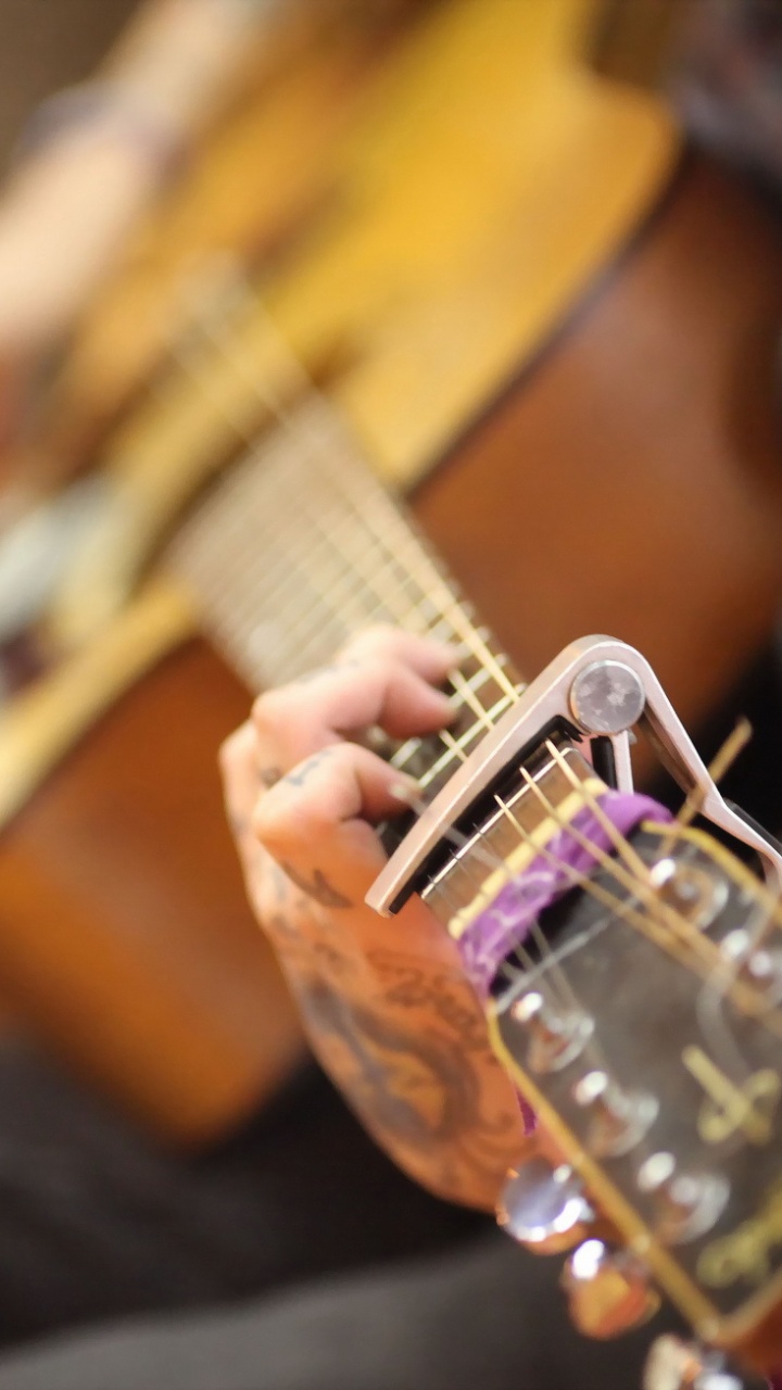 Music, Guitar, String Instrument, Acoustic Guitar, Musical Instrument. Wallpaper in 720x1280 Resolution