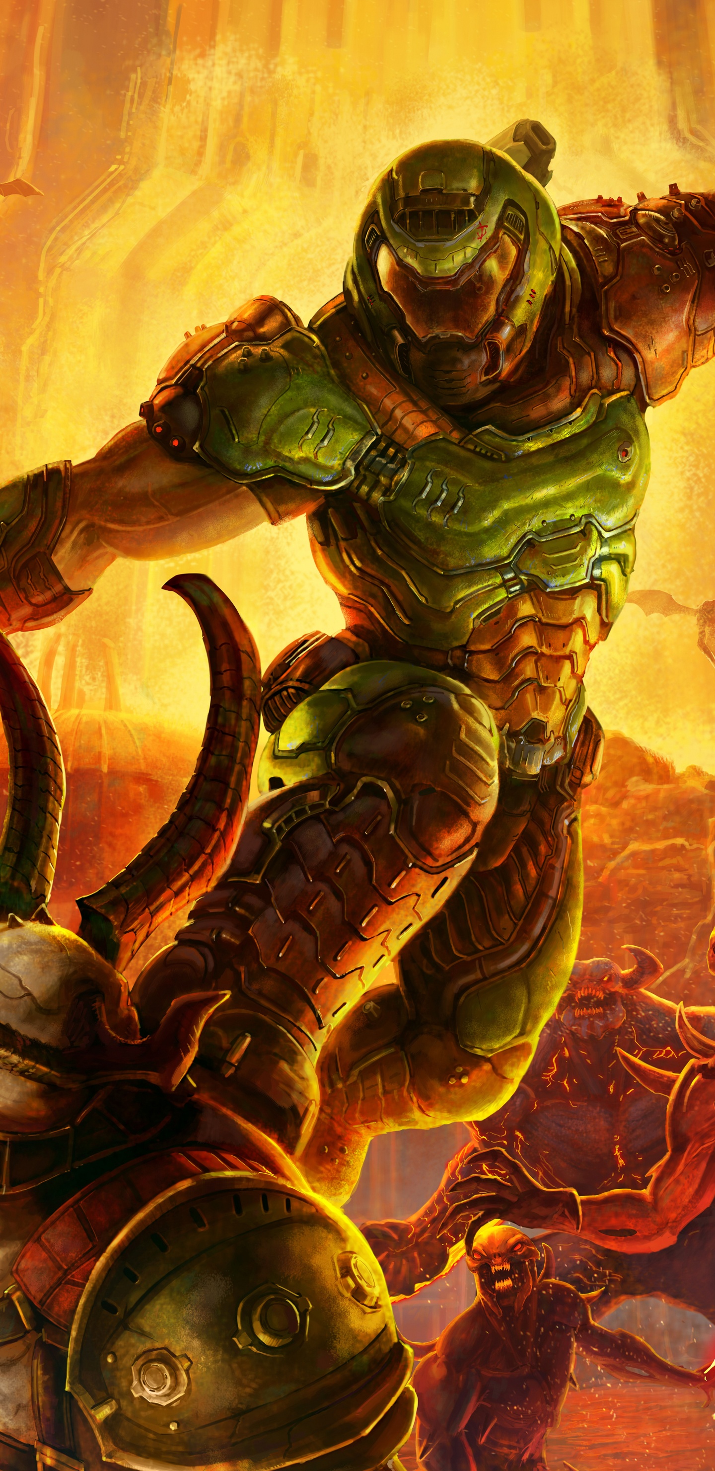 Kunst, Held, Fiktiver Charakter, Mythologie, Action-Abenteuer-Spiel. Wallpaper in 1440x2960 Resolution