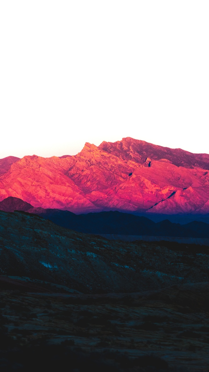 Bergigen Landschaftsformen, Bergkette, Hill, Pink, Grat. Wallpaper in 720x1280 Resolution