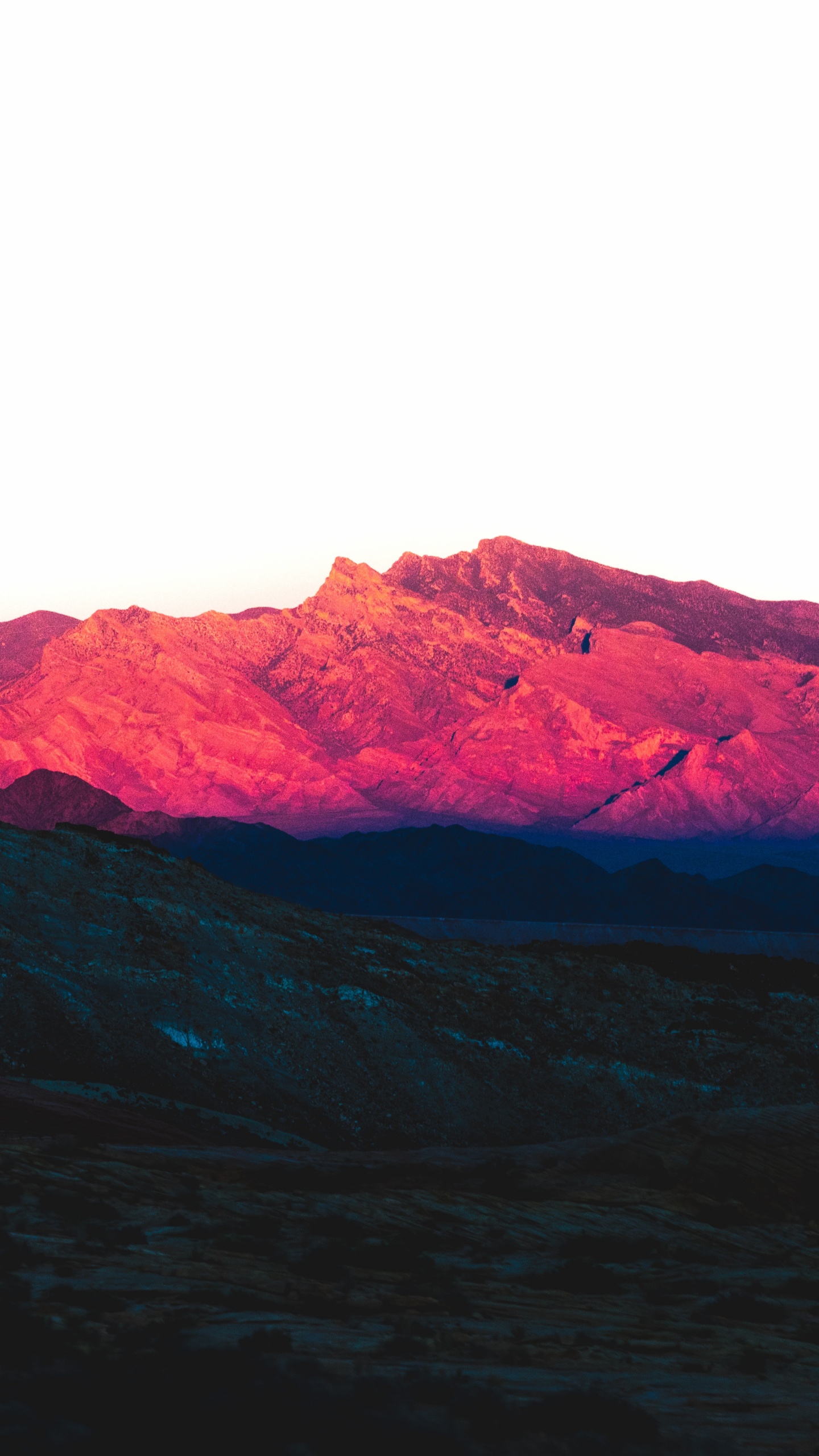 Mountainous Landforms, Mountain, Mountain Range, Red, Hill. Wallpaper in 1440x2560 Resolution