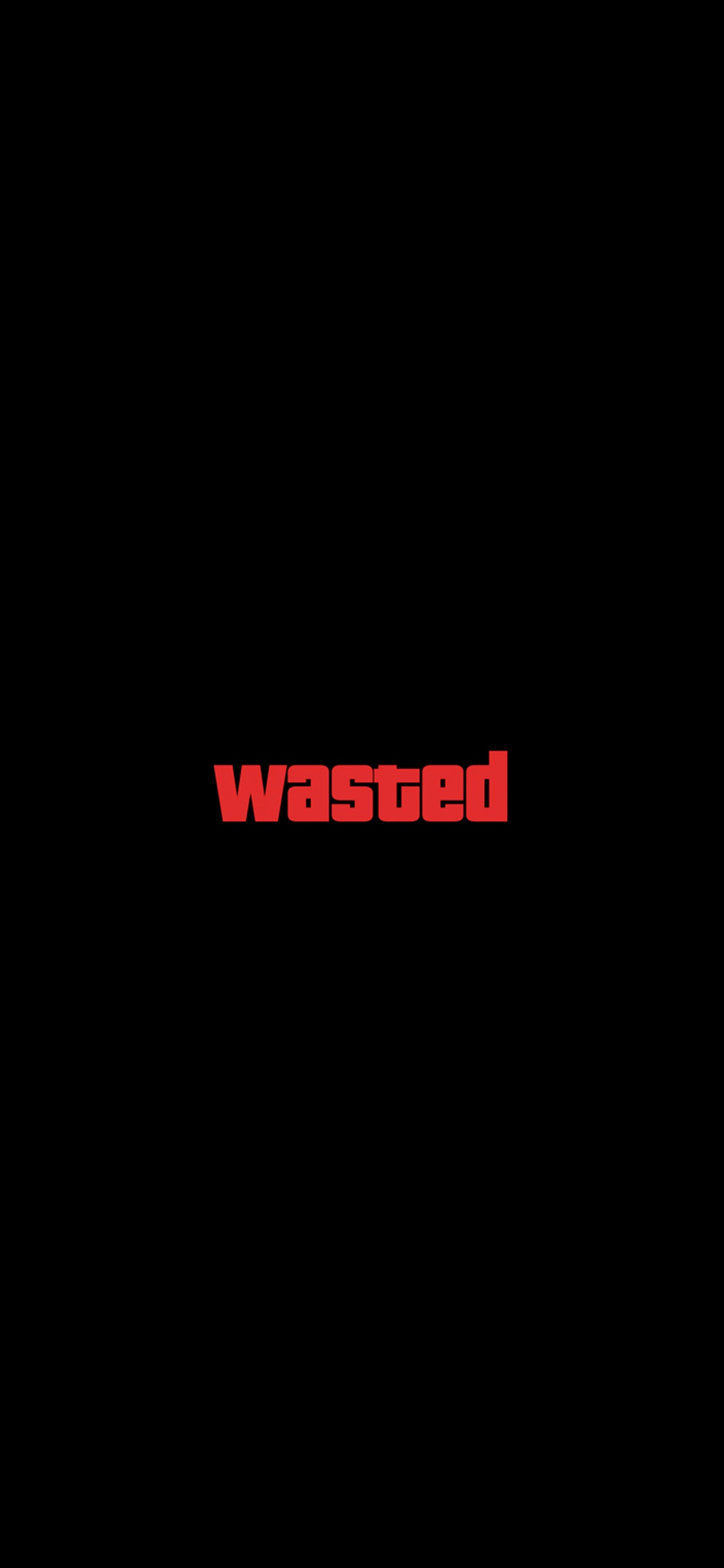 Wasted, Darkness, Graphics, Logo, Mathematics. Wallpaper in 1242x2688 Resolution