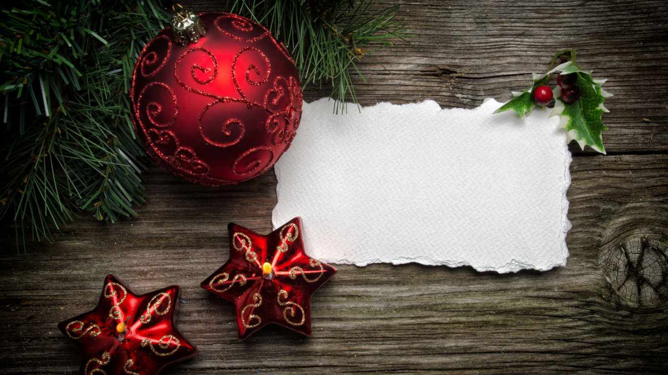 Weihnachten, Christmas Ornament, Weihnachtsdekoration, Fir, Neujahr. Wallpaper in 1366x768 Resolution