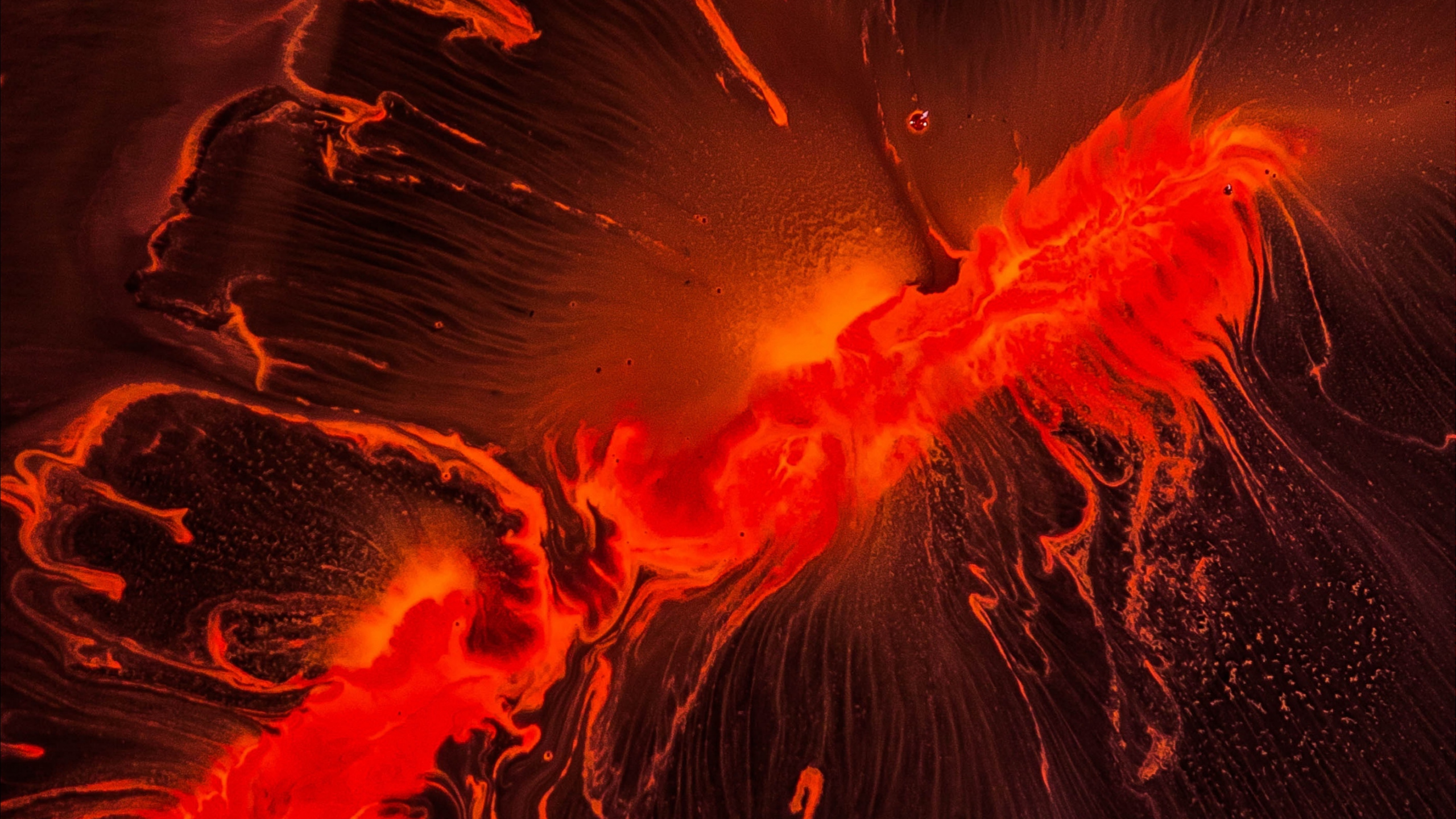 Peinture Abstraite Rouge et Noire. Wallpaper in 2560x1440 Resolution