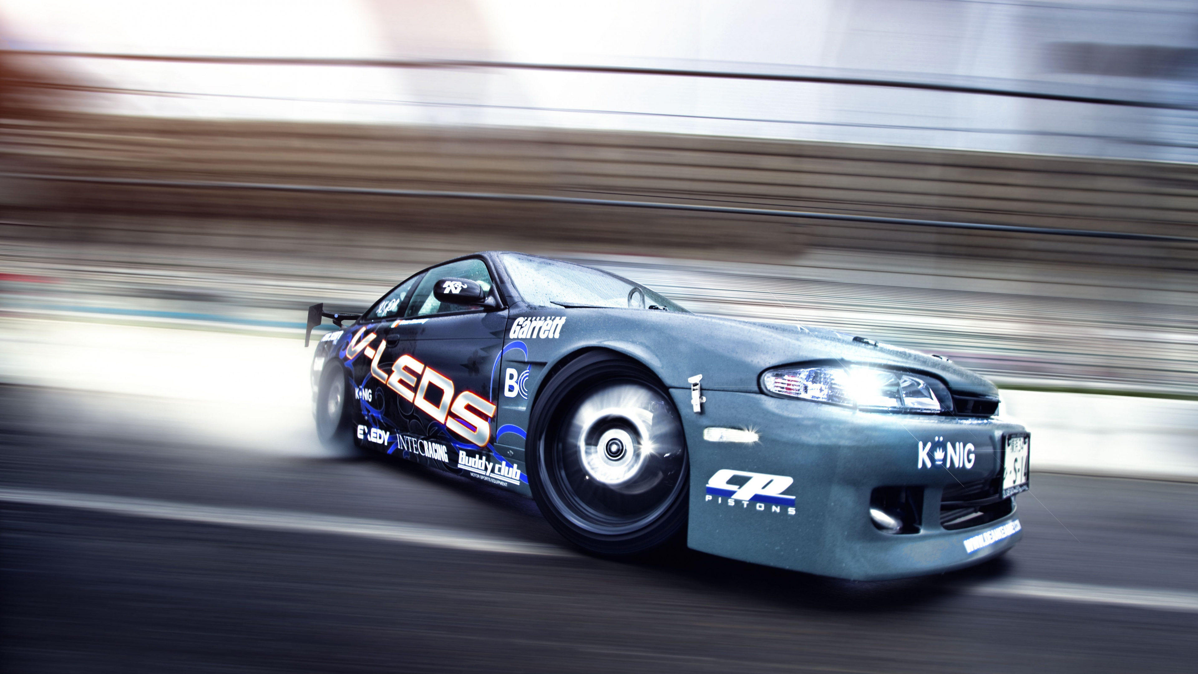 Blue and Red Porsche 911 on Road. Wallpaper in 3840x2160 Resolution