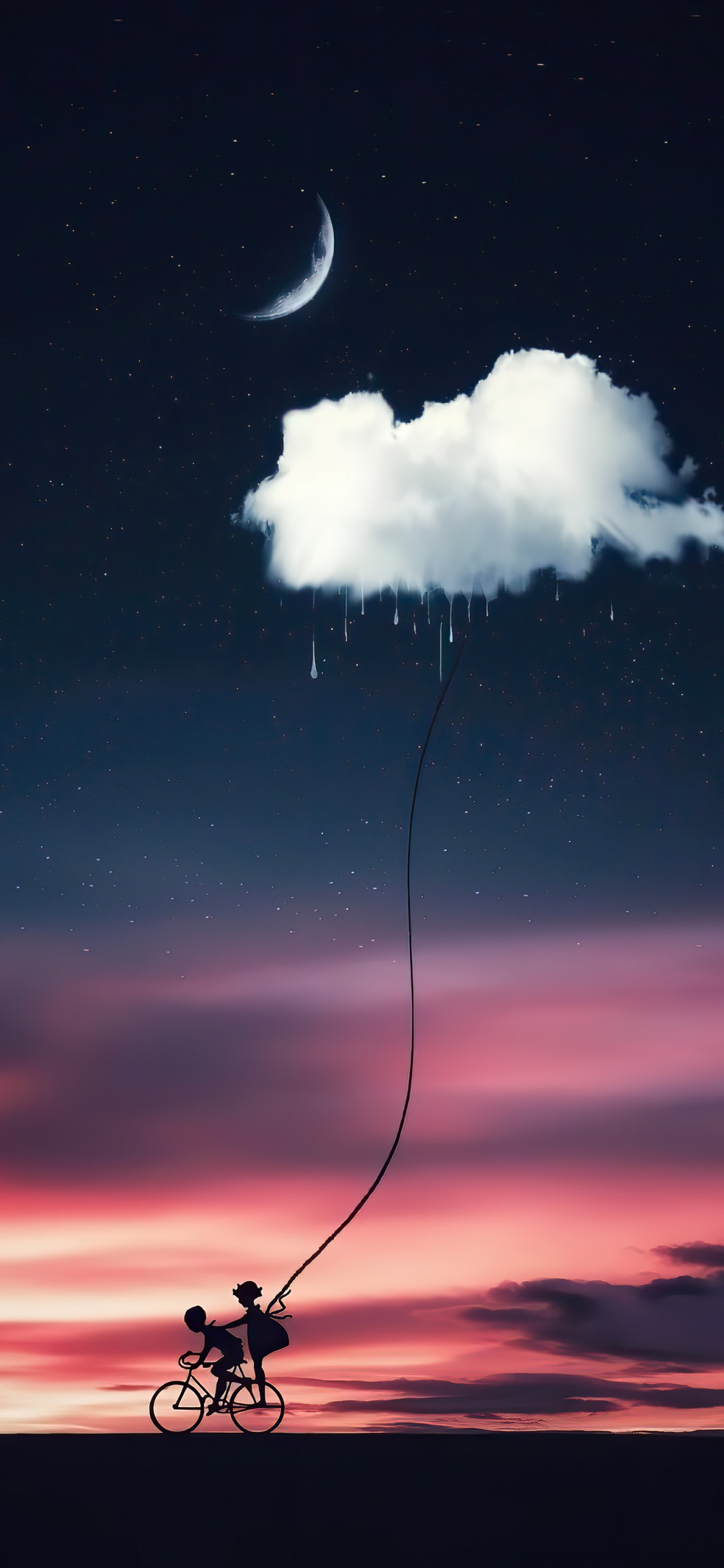 Pluie, Atmosphère, Lumière, Nature, Noir. Wallpaper in 1125x2436 Resolution