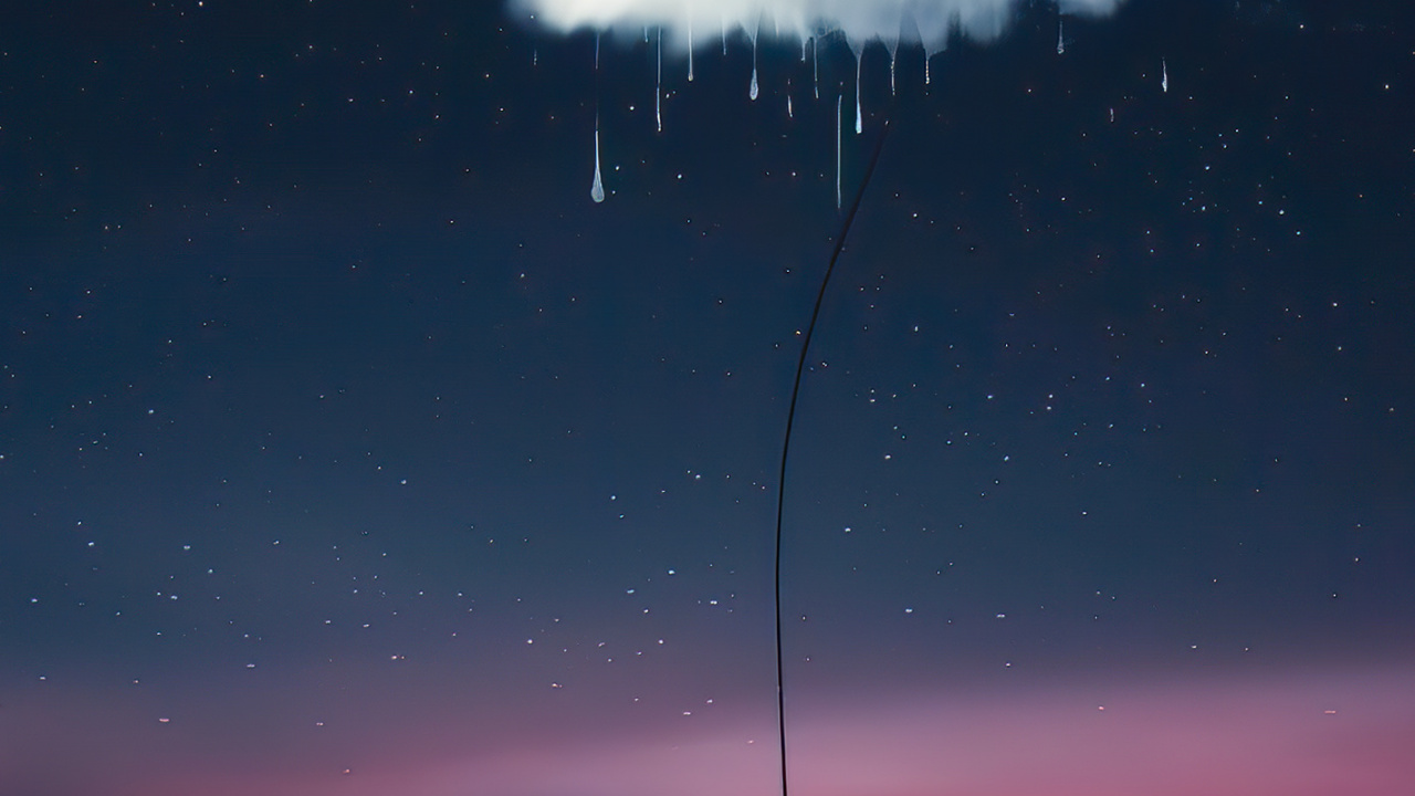 Pluie, Atmosphère, Lumière, Nature, Noir. Wallpaper in 1280x720 Resolution