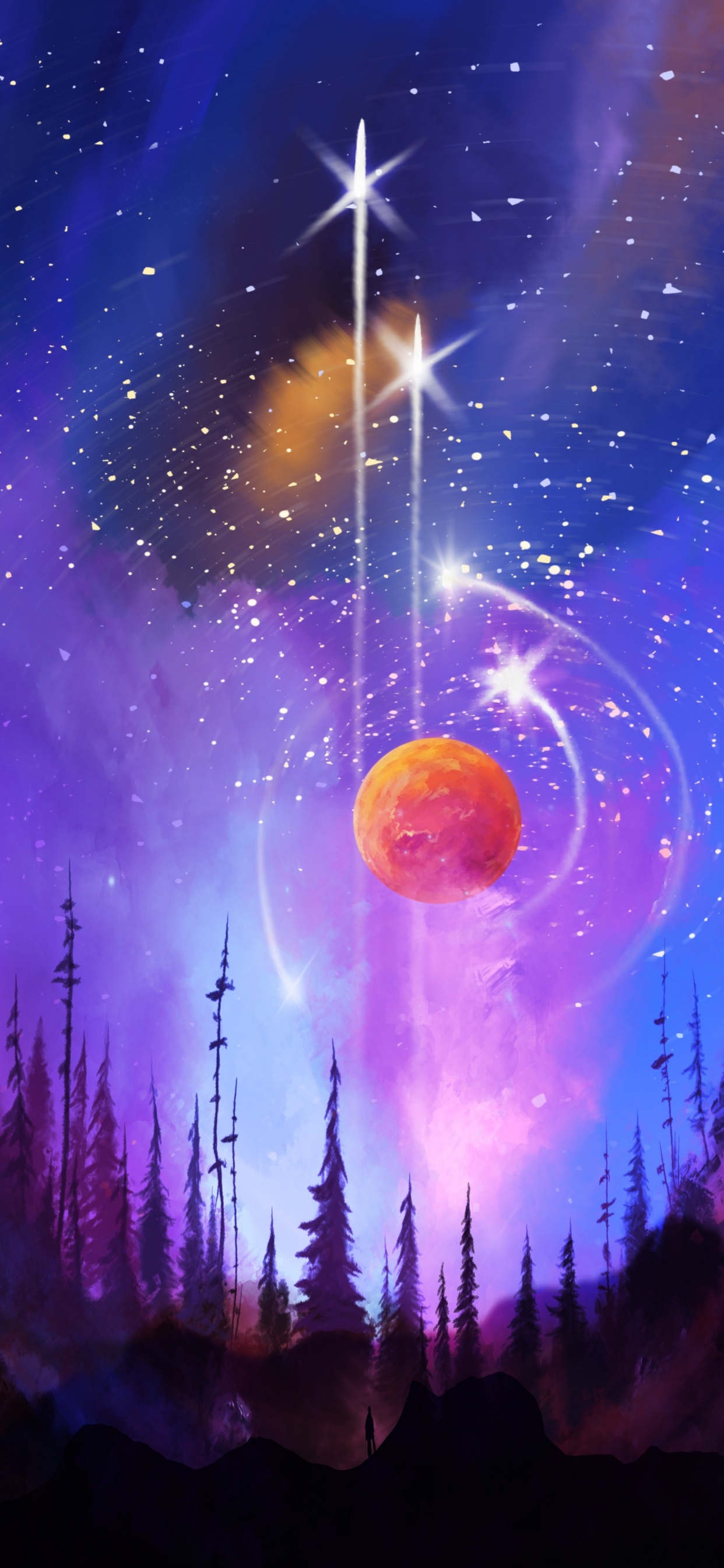 Erde, Raum, Weltraum, Atmosphäre, Licht. Wallpaper in 1242x2688 Resolution