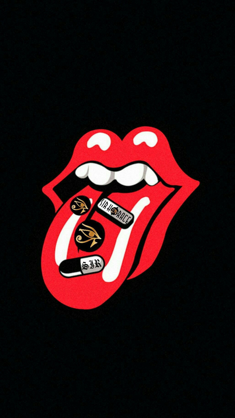 Rot-weiße Zeichentrickfigur. Wallpaper in 750x1334 Resolution