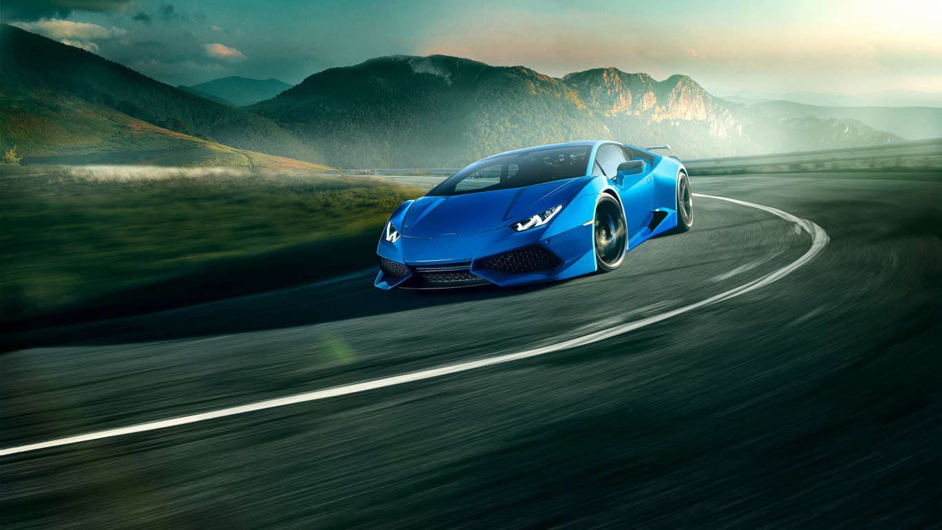 Lamborghini Huracan, 2015 Lamborghini Huracan, Lamborghini, Sportwagen, Car. Wallpaper in 1366x768 Resolution