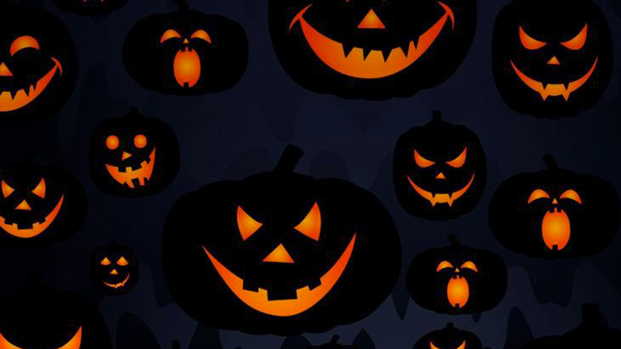 Halloween, Rosen-Halloween, Kopf, Mimik, Licht. Wallpaper in 1280x720 Resolution