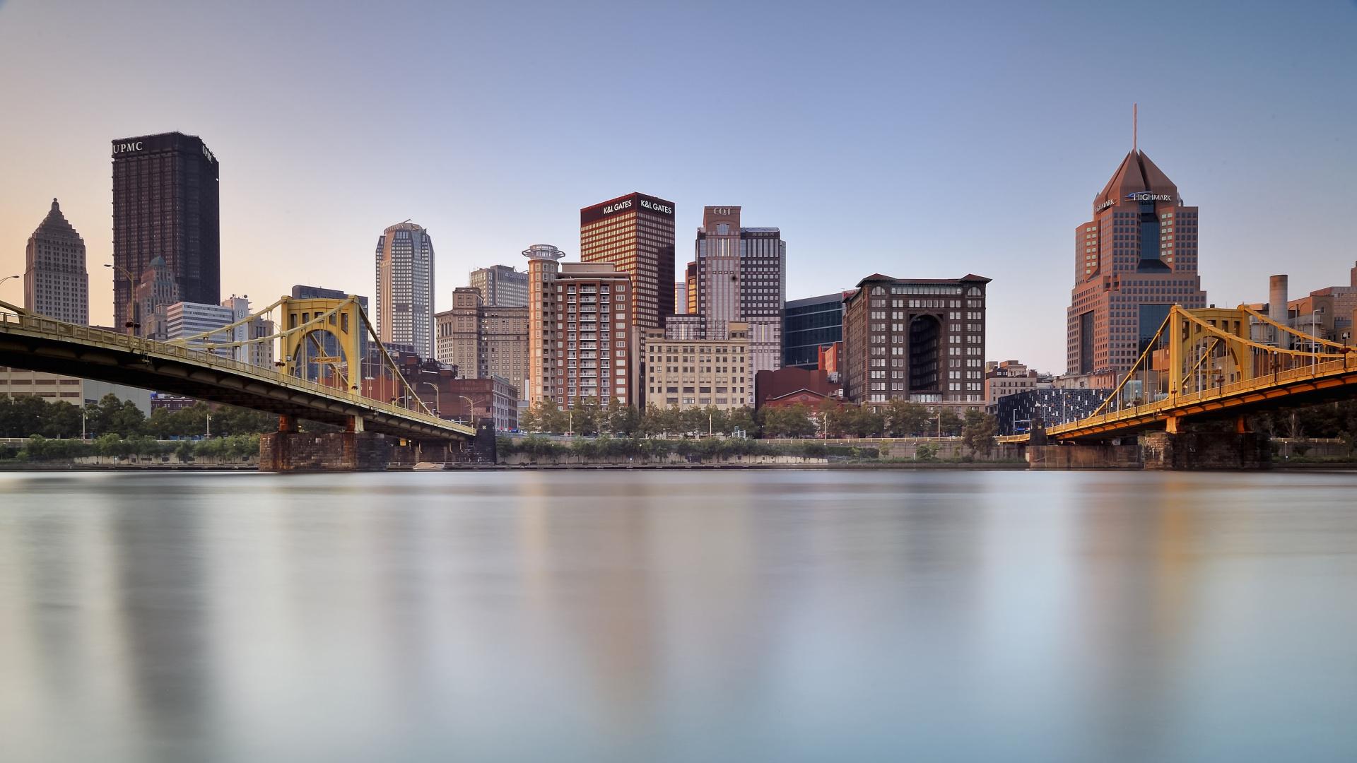 Body of Water Near City Buildings During Daytime. Wallpaper in 1920x1080 Resolution