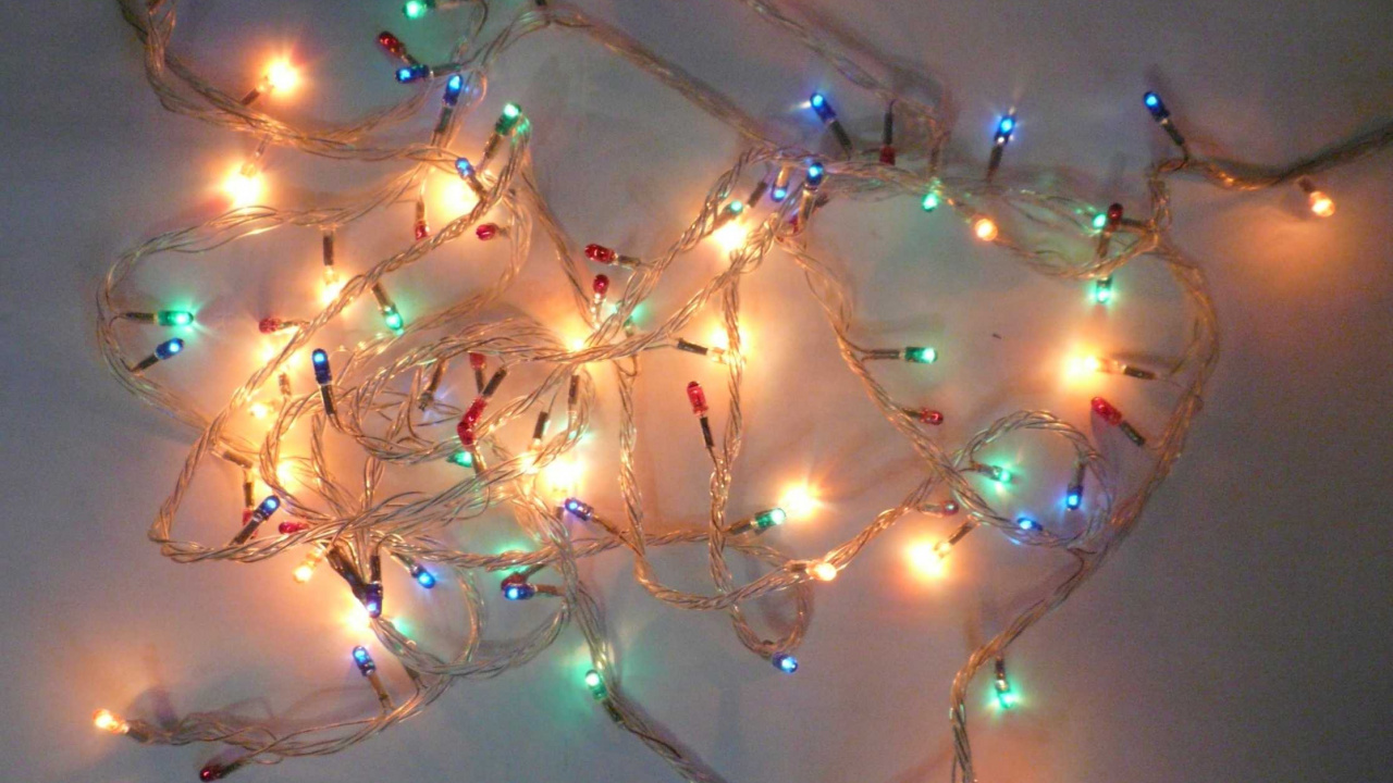 Licht, Leuchte, Weihnachtsbeleuchtung, Weihnachtsdekoration, Weihnachten. Wallpaper in 1280x720 Resolution