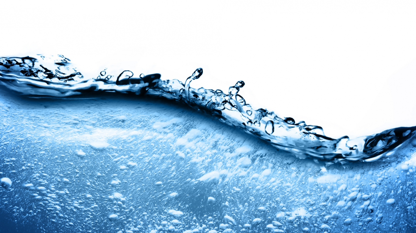 Weißer Schnee Auf Weißem Hintergrund. Wallpaper in 1366x768 Resolution