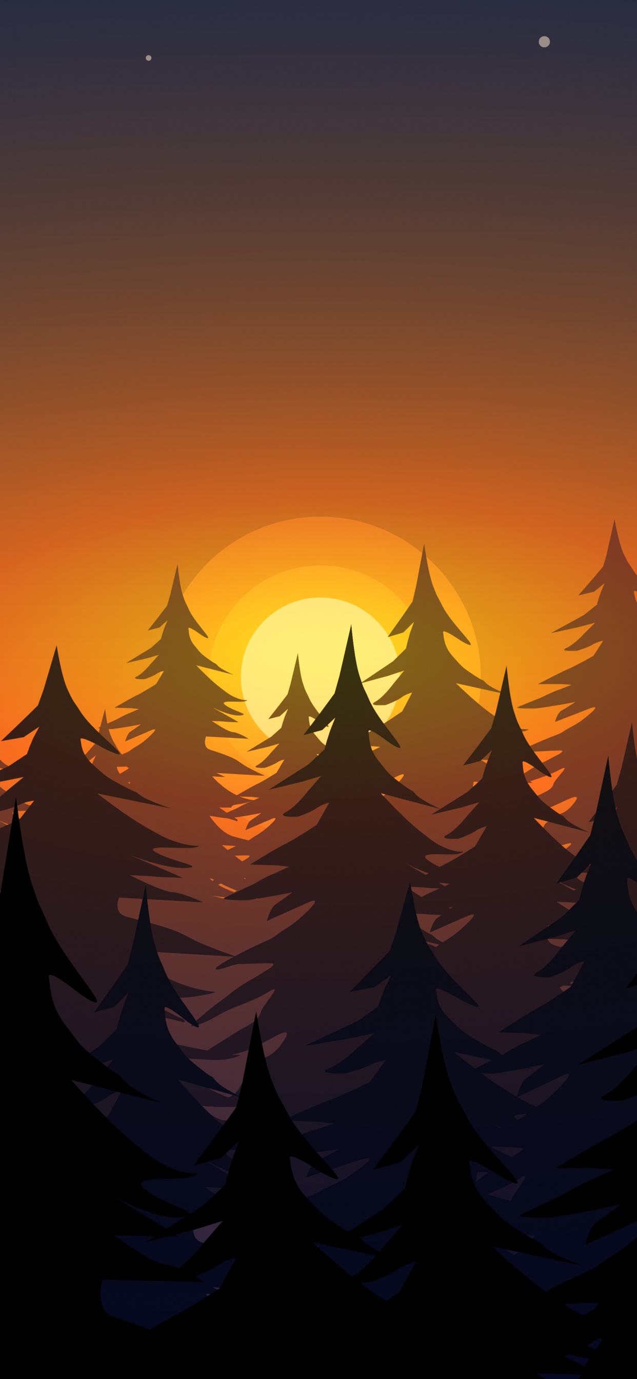 Amoled, Ambiente, Ecorregión, Naturaleza, Afterglow. Wallpaper in 1242x2688 Resolution