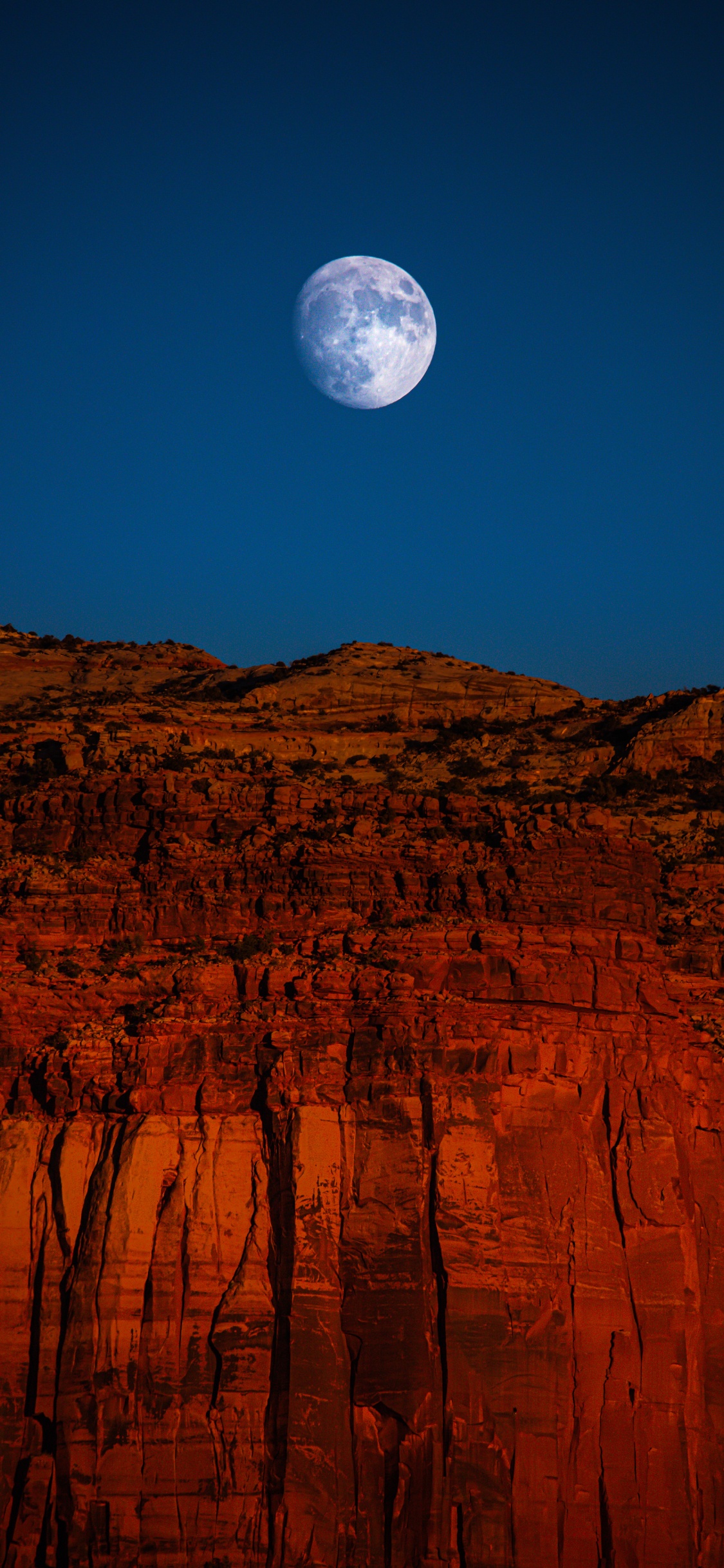 Mond, Vollmond, Natur, Himmlisches Ereignis, Licht. Wallpaper in 1125x2436 Resolution