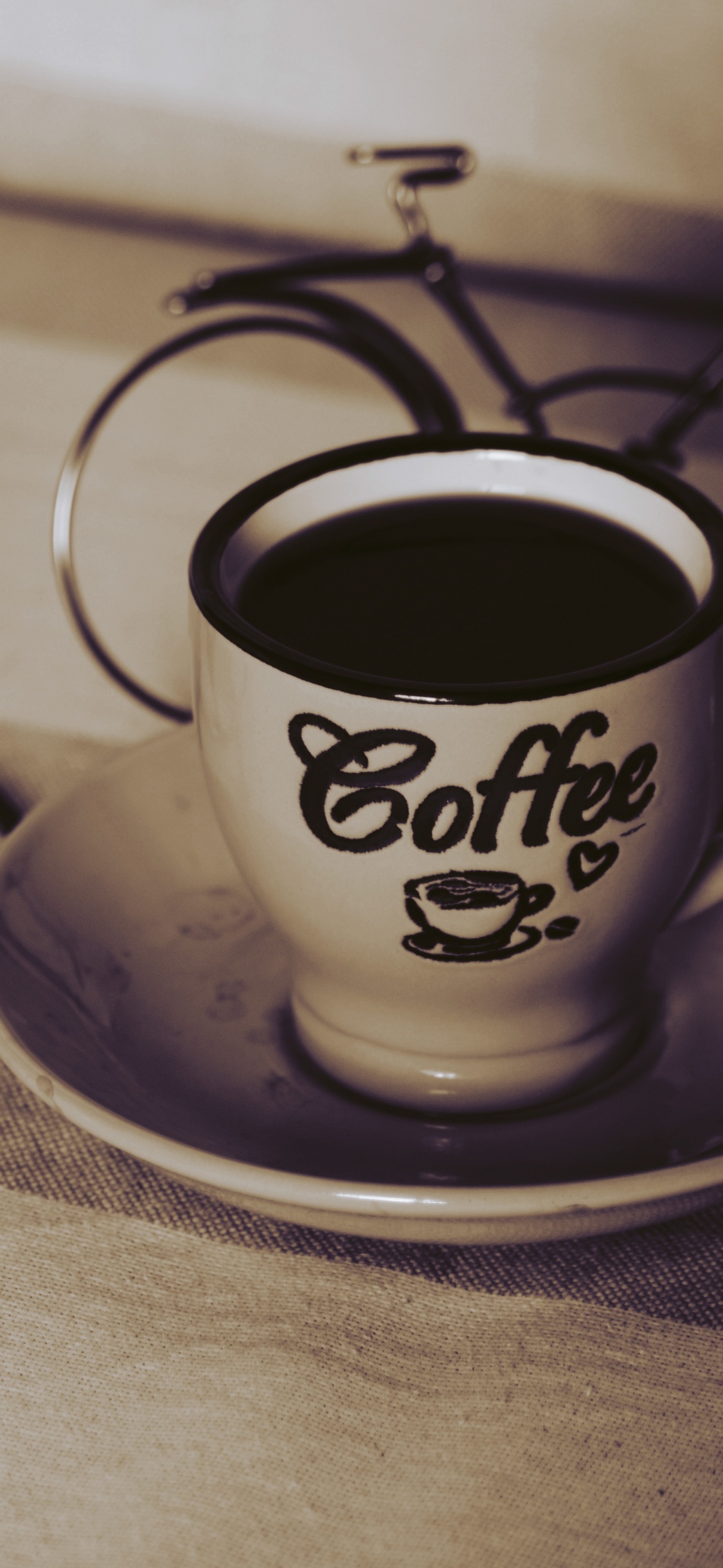 咖啡杯, 杯, 饮具, 早上, 咖啡因 壁纸 1125x2436 允许