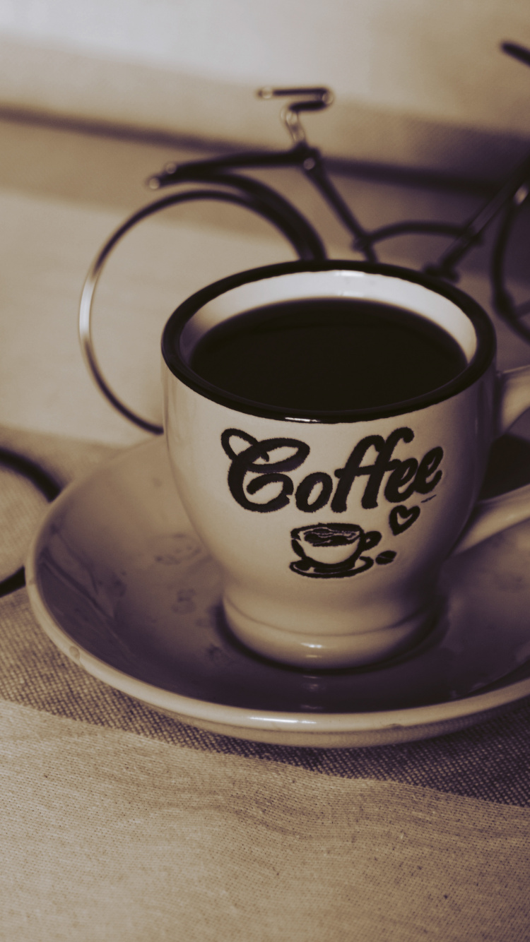 咖啡杯, 杯, 饮具, 早上, 咖啡因 壁纸 750x1334 允许