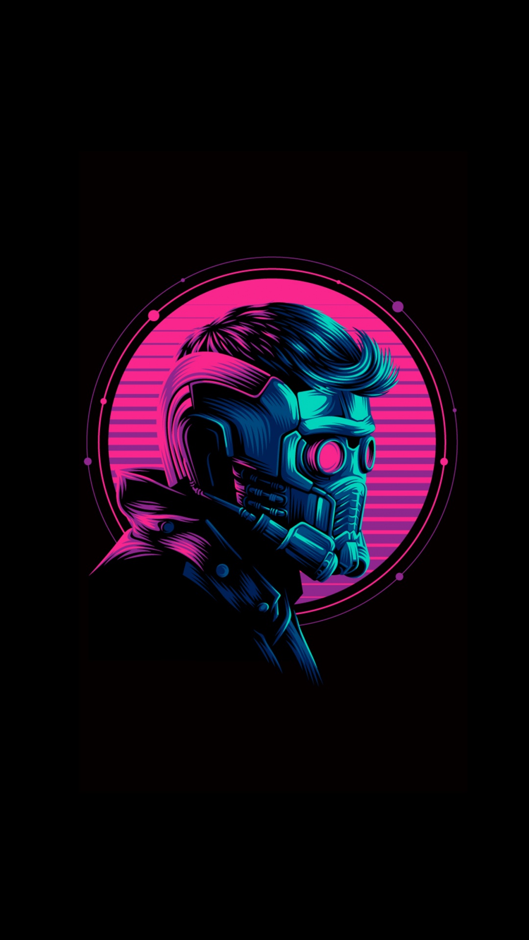Starlord Amoled, Star-Lord, Marvel Comics, Superhero, Art. Wallpaper in 1080x1920 Resolution