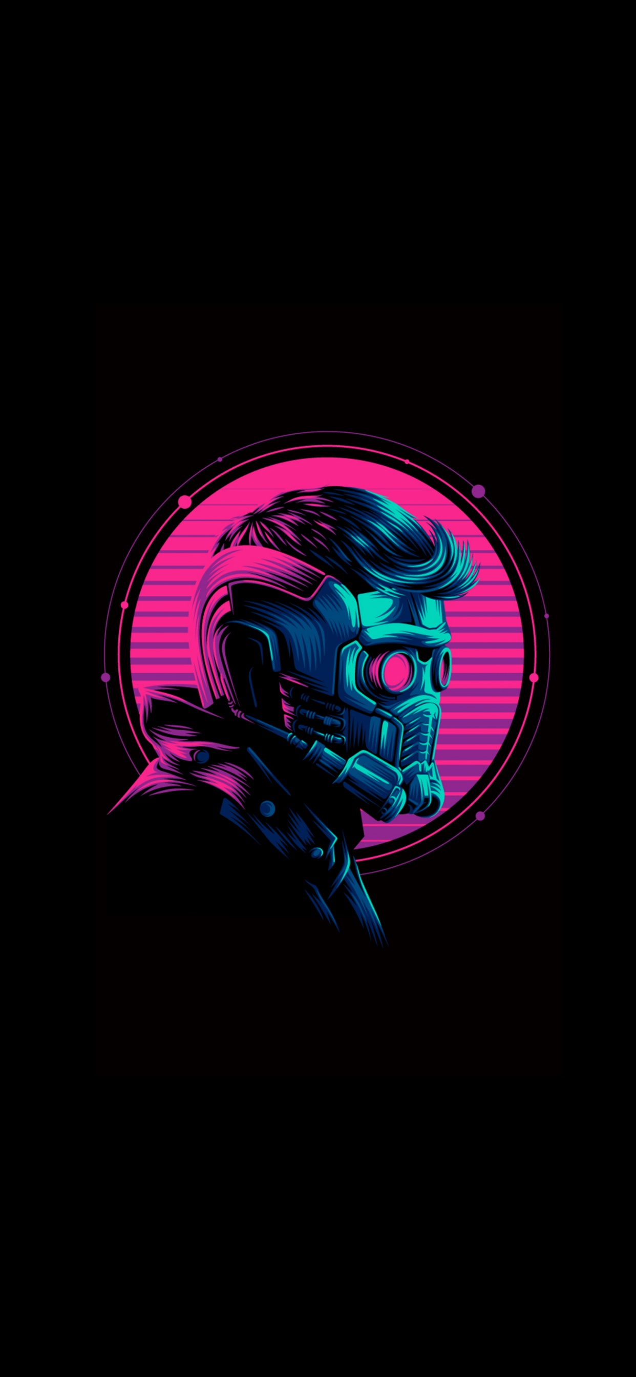 Starlord Amoliert, Star-Lord, Marvel Comics, Superhelden, Kunst. Wallpaper in 1242x2688 Resolution