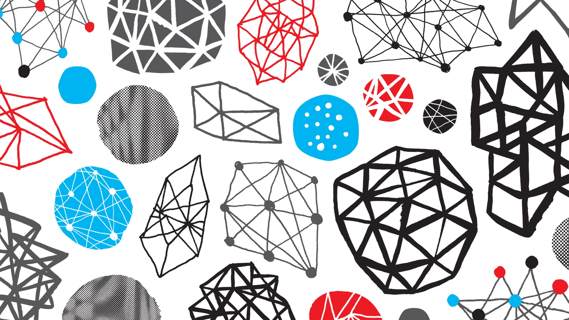 Weißes Schwarzes Rotes Und Blaues Textil. Wallpaper in 1920x1080 Resolution