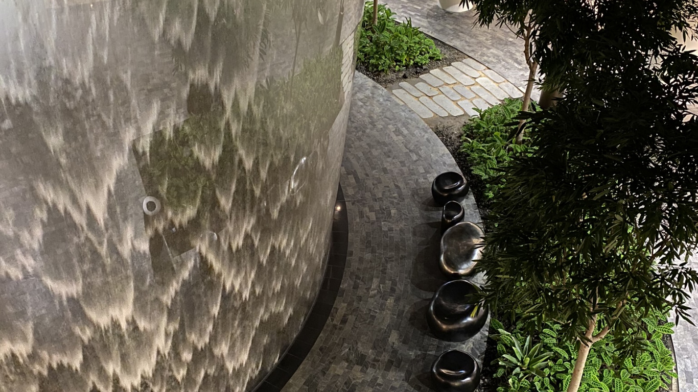 Tree, Water, Shrub, Garden, Shade. Wallpaper in 1366x768 Resolution