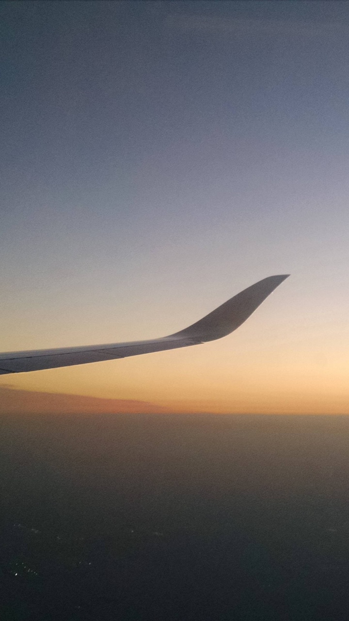 客机, 航空, 空中旅行, 地平线, 气氛 壁纸 720x1280 允许