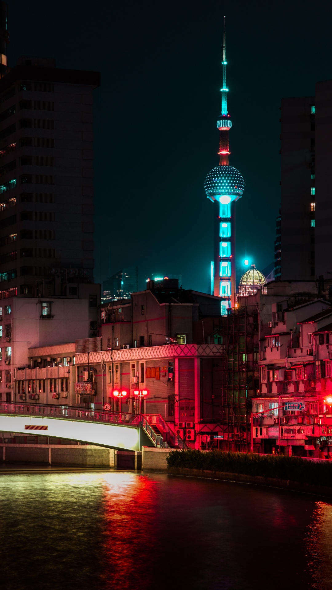 城市, 大都会, 里程碑, 城市景观, 红色的 壁纸 1080x1920 允许