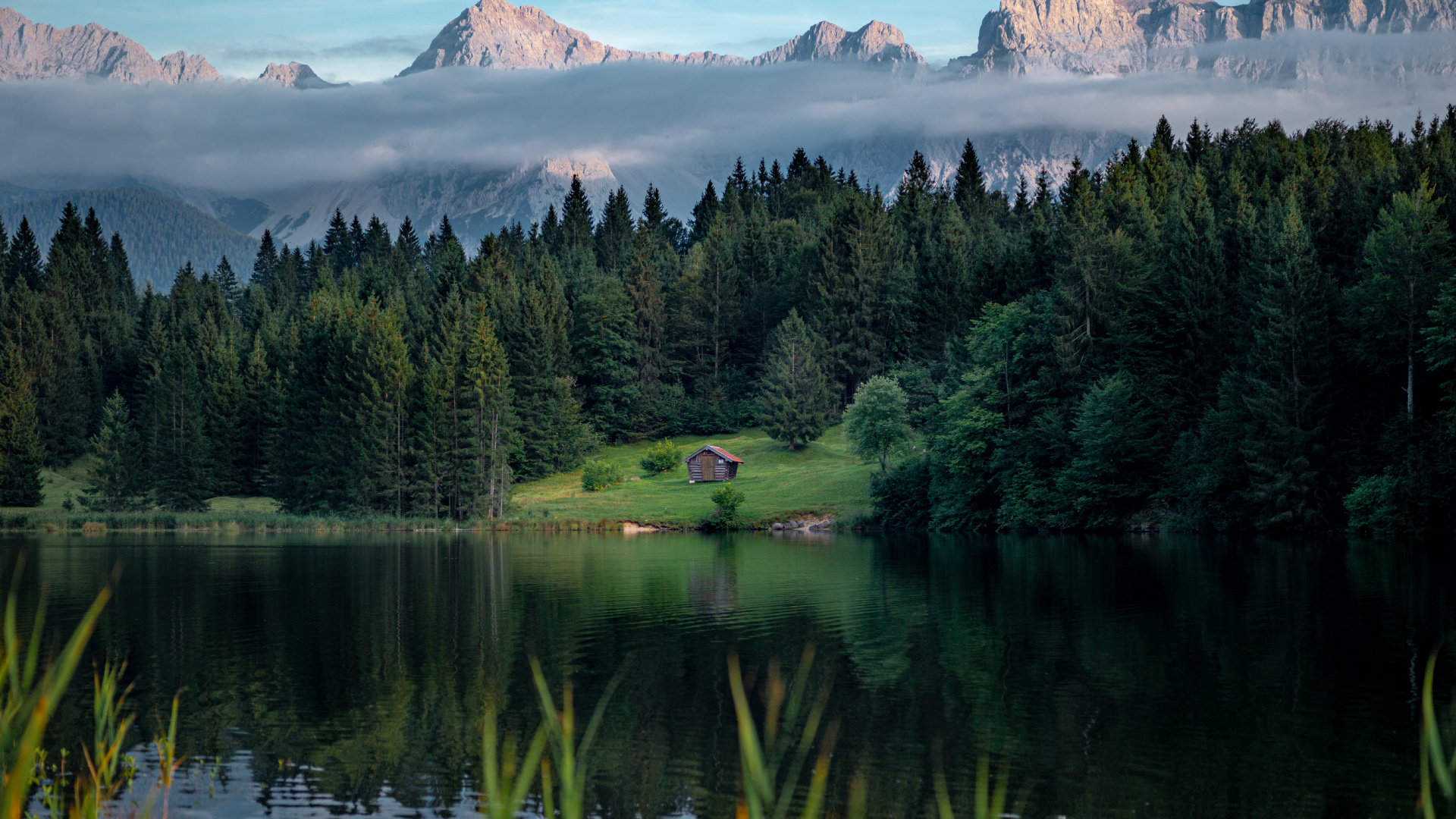 Nature, Mountain, Water, Tourism, Tree. Wallpaper in 1920x1080 Resolution