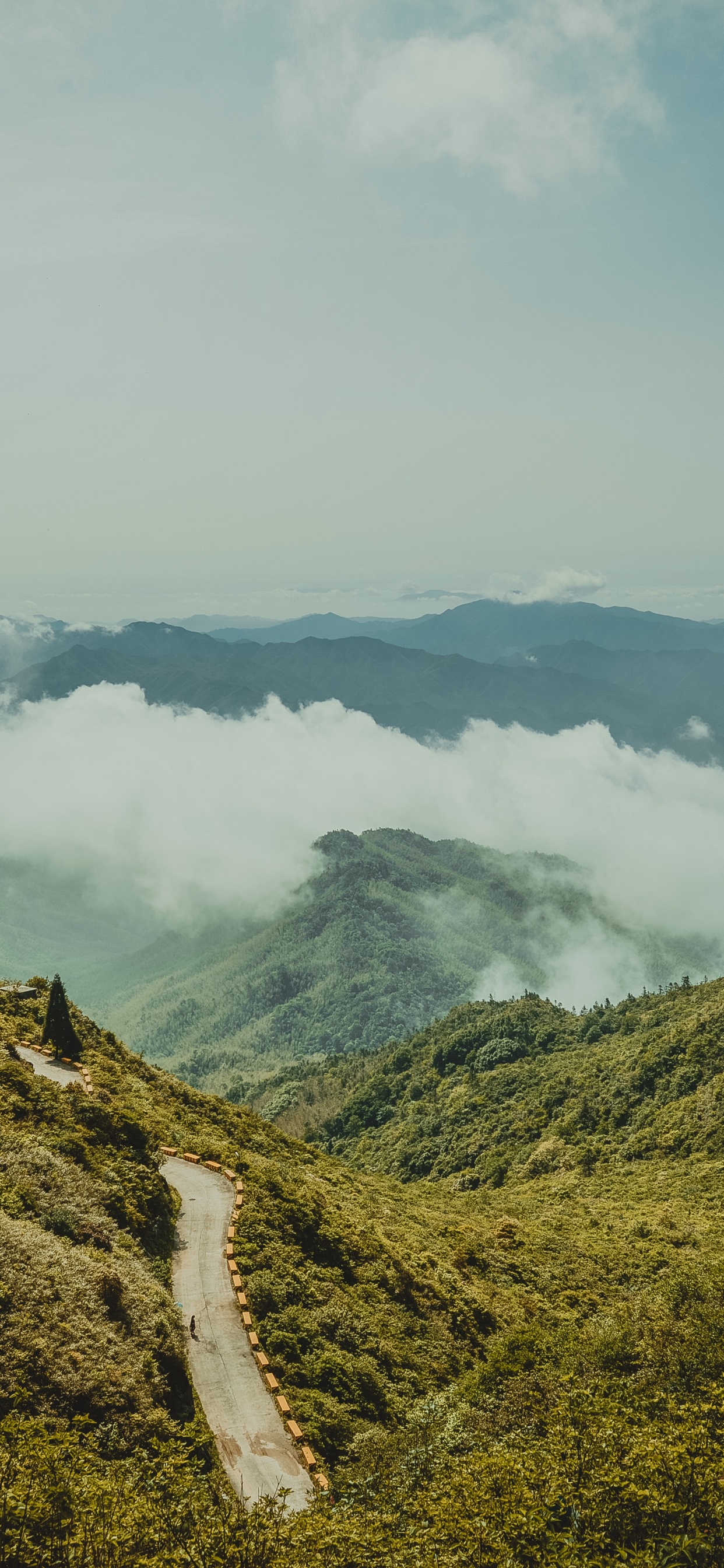 Mountainous Landforms, Mountain, Highland, Mountain Range, Valley. Wallpaper in 1242x2688 Resolution