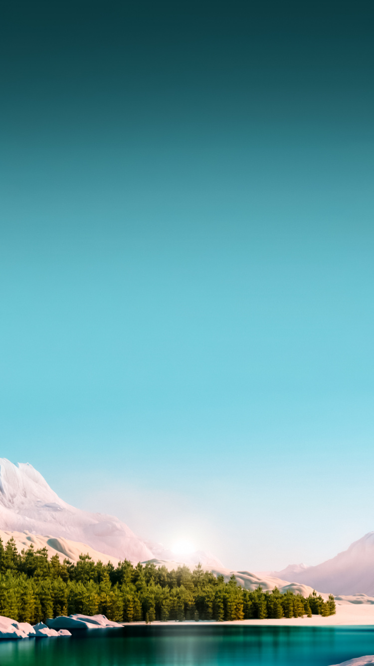 Linux, Ecorregión, Verde, Paisaje Natural, Montaña. Wallpaper in 750x1334 Resolution