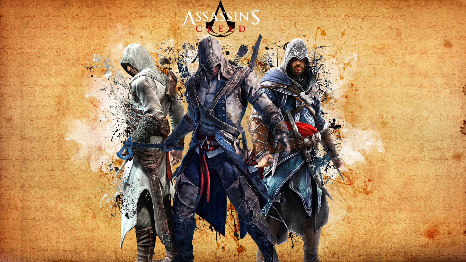 Assassins Creed, Illustration, Chevalier, Art, Graphisme. Wallpaper in 1920x1080 Resolution