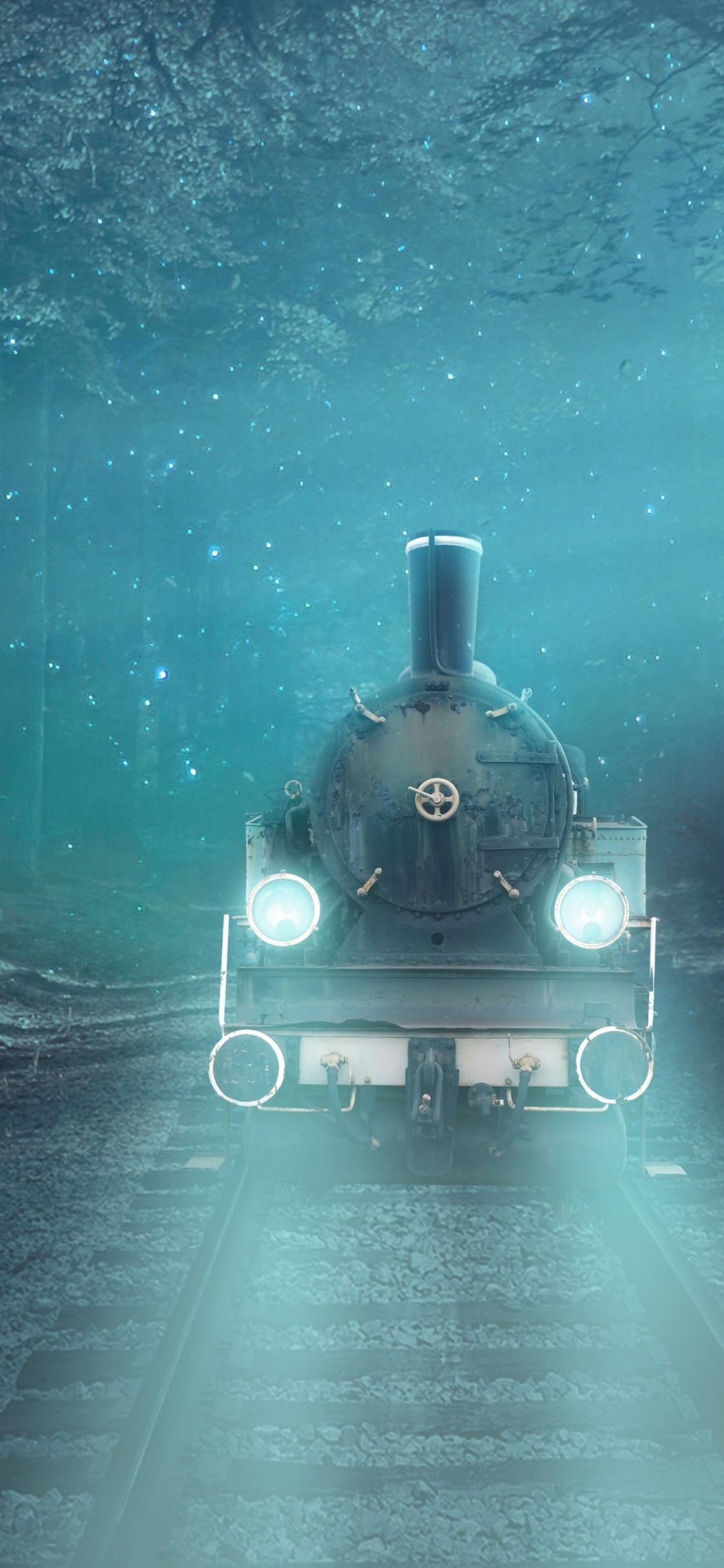 Fantasiezug, Zug, Atmosphäre, Automotive Lighting, Car. Wallpaper in 1125x2436 Resolution