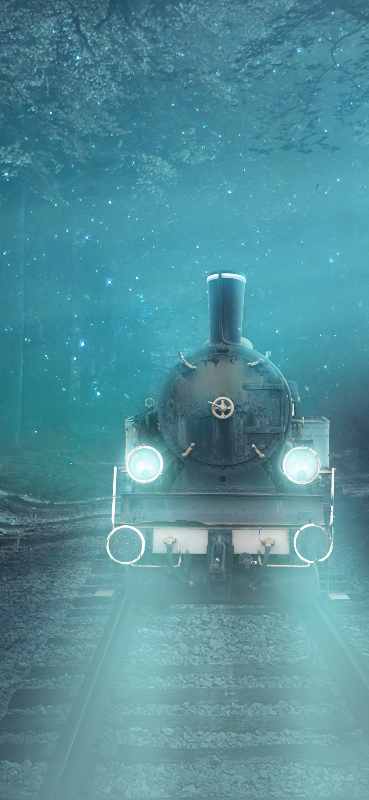 Fantasiezug, Zug, Atmosphäre, Automotive Lighting, Car. Wallpaper in 1242x2688 Resolution