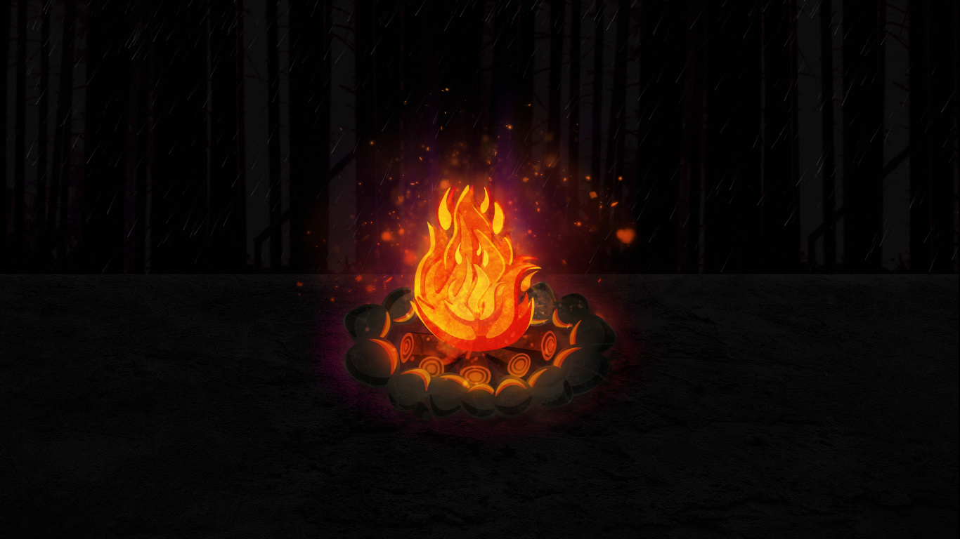 Flamme, Feu, Ambre, Chaleur, Gaz. Wallpaper in 1366x768 Resolution