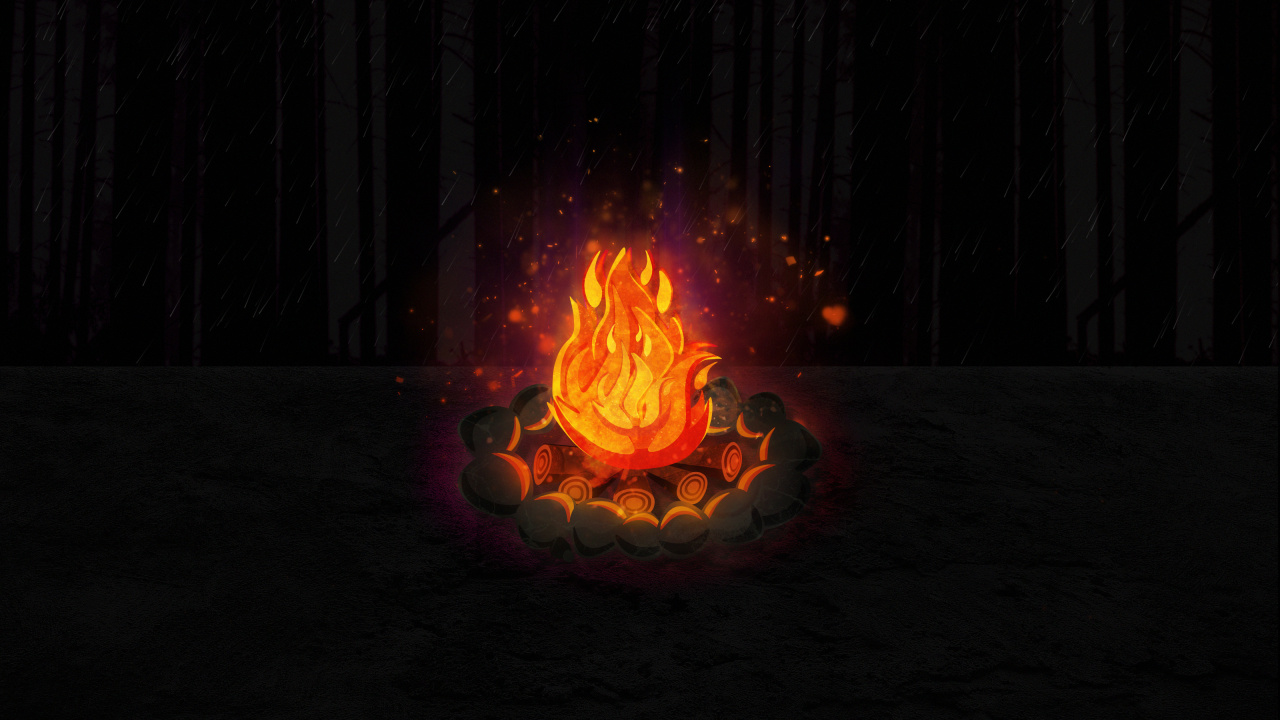 Flamme, Feuer, Bernstein, Hitze, Gas. Wallpaper in 1280x720 Resolution