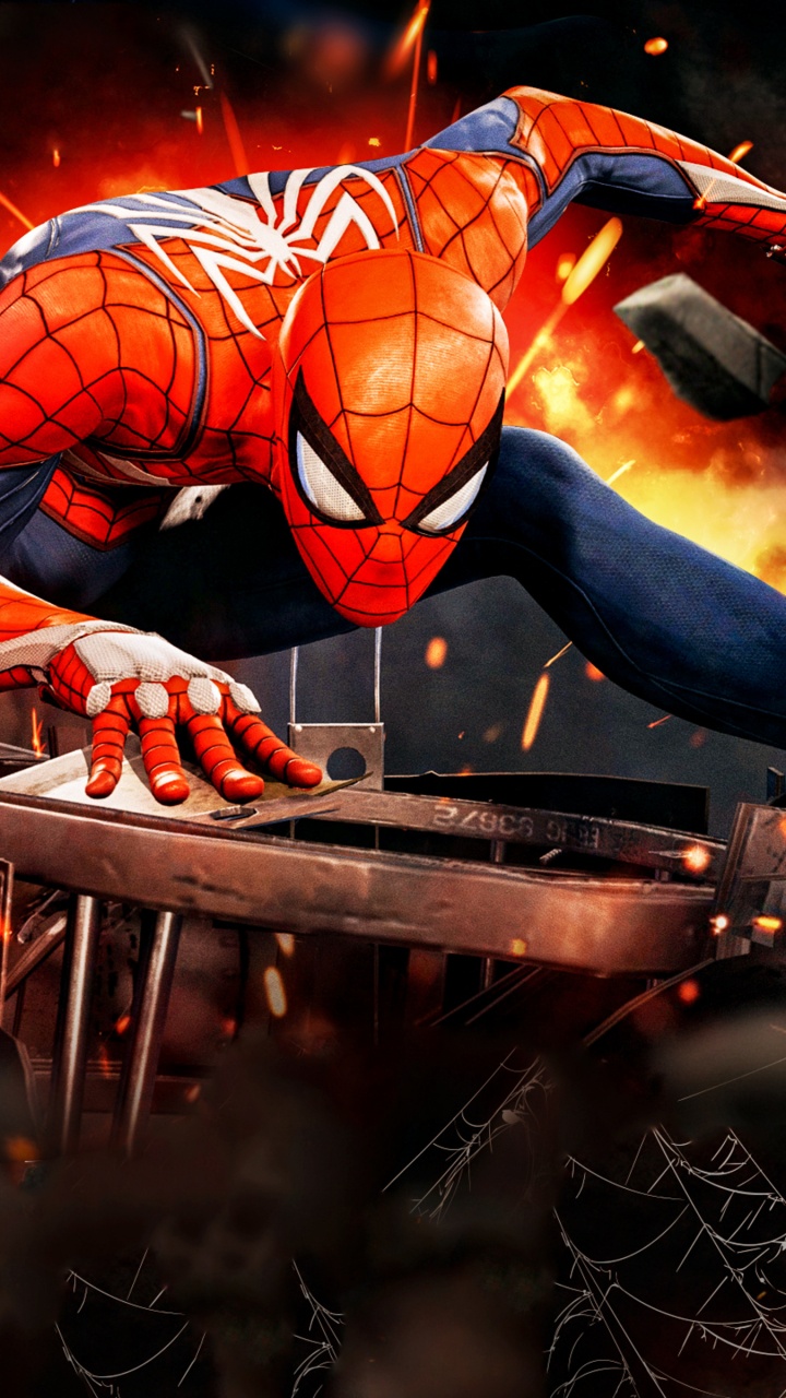 Spider-man, Superhero, Jeu Pc, Film, Playstation 4. Wallpaper in 720x1280 Resolution