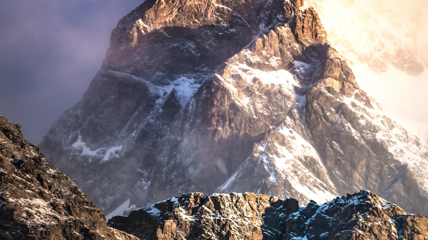 Alpes, Montaje de Escenografía, Montaña, Paisaje Natural, Highland. Wallpaper in 1366x768 Resolution