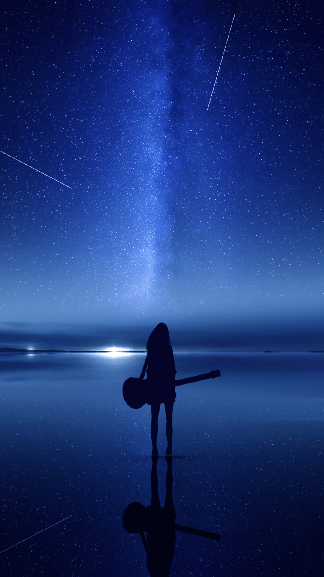 Water, Illustration, Portrait, People in Nature, Natural Landscape. Wallpaper in 1080x1920 Resolution