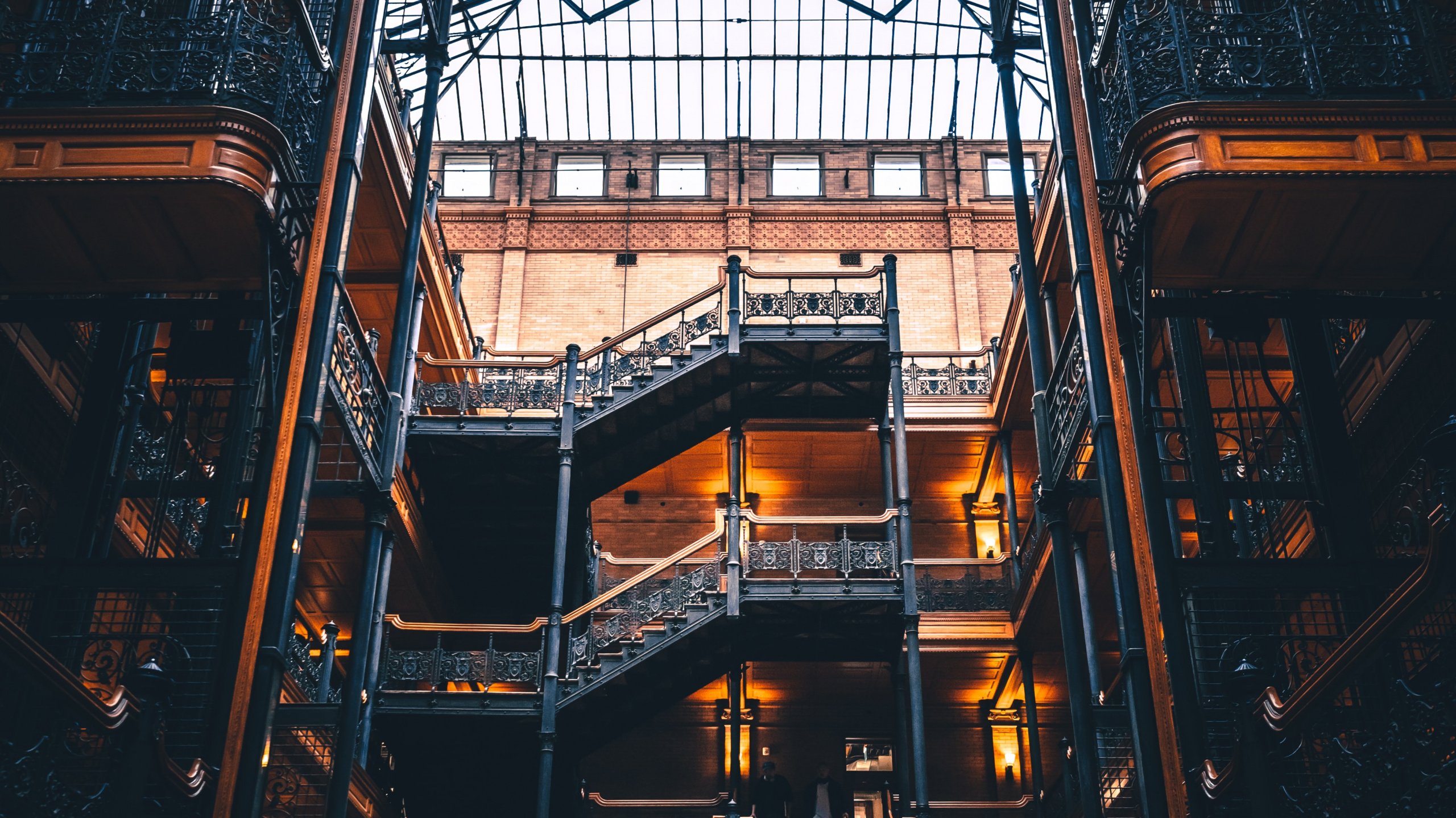 Bâtiment Bradbury, Conception, Architecture, Bâtiment, Électricité. Wallpaper in 2560x1440 Resolution